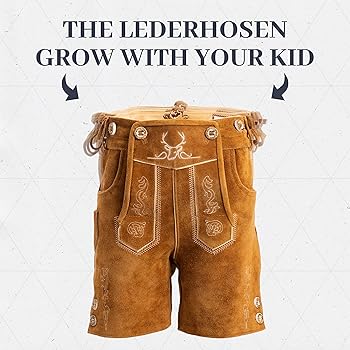 Amazon | BAVARIA TRACHTEN Lederhosen 子供用 - 本物の本革レーダー
