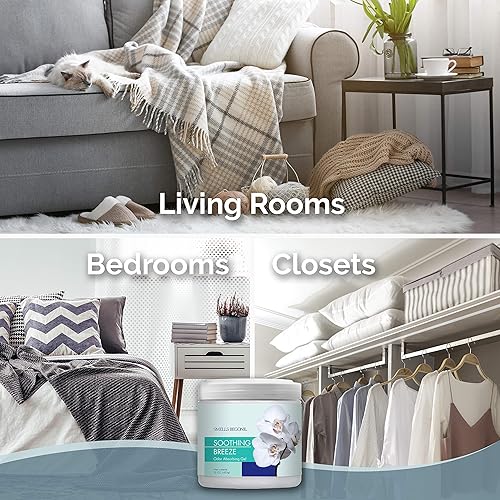 Miniatura 10 de SMELLS BEGONE Gel absorbente de olores ambientador, absorbe el olor de baños, automóviles, áreas de mascotas, barcos y casas rodantes, fabricado con