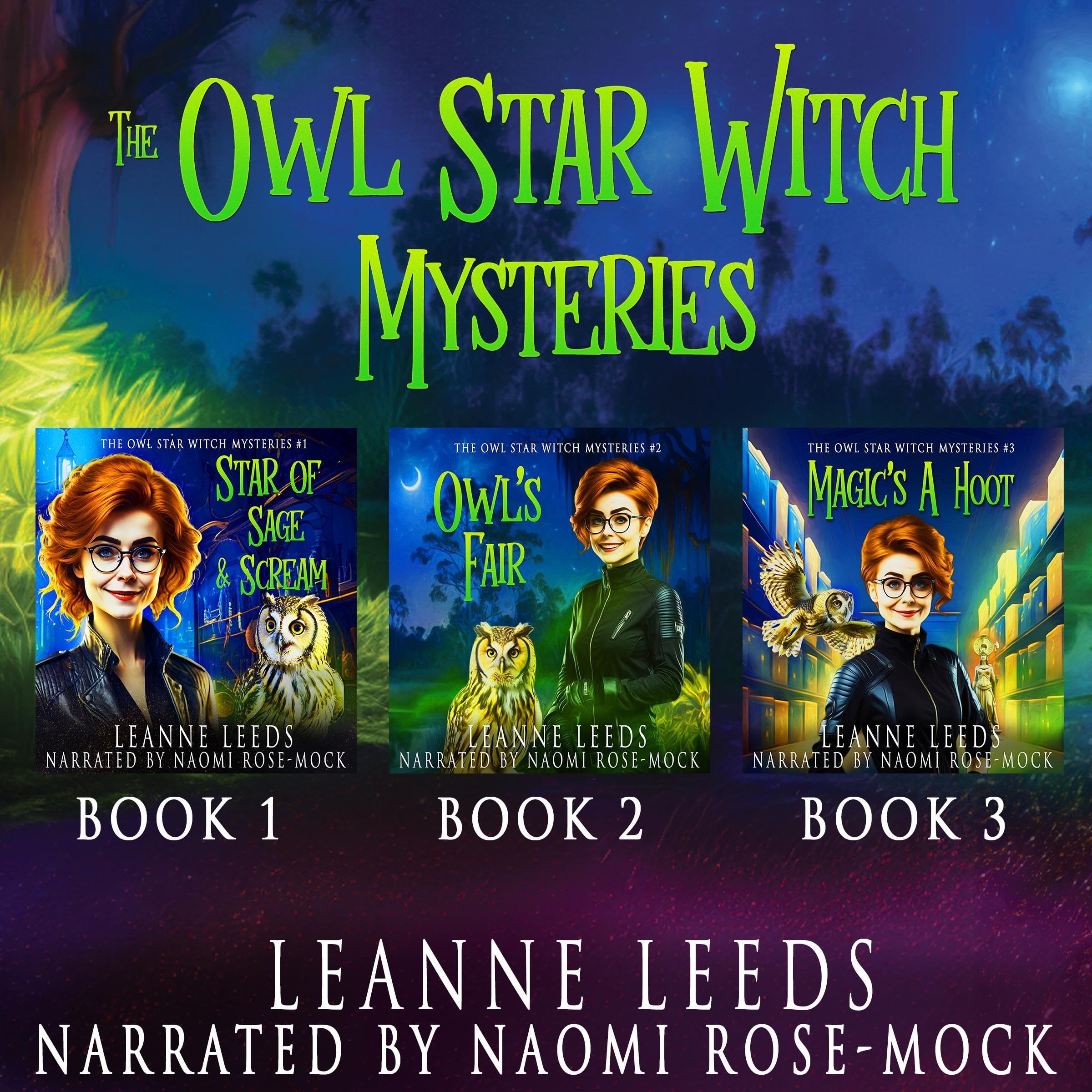 Cover art for Owl Star Witch Mysteries Boxed Set: Books 1, 2, and 3