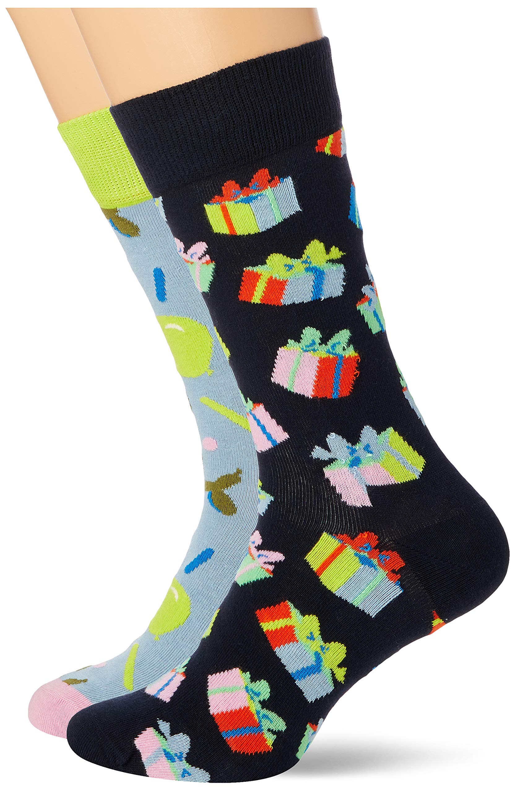 Happy Socks Women's Happy Birthday 2-Pack Gift Set Socks