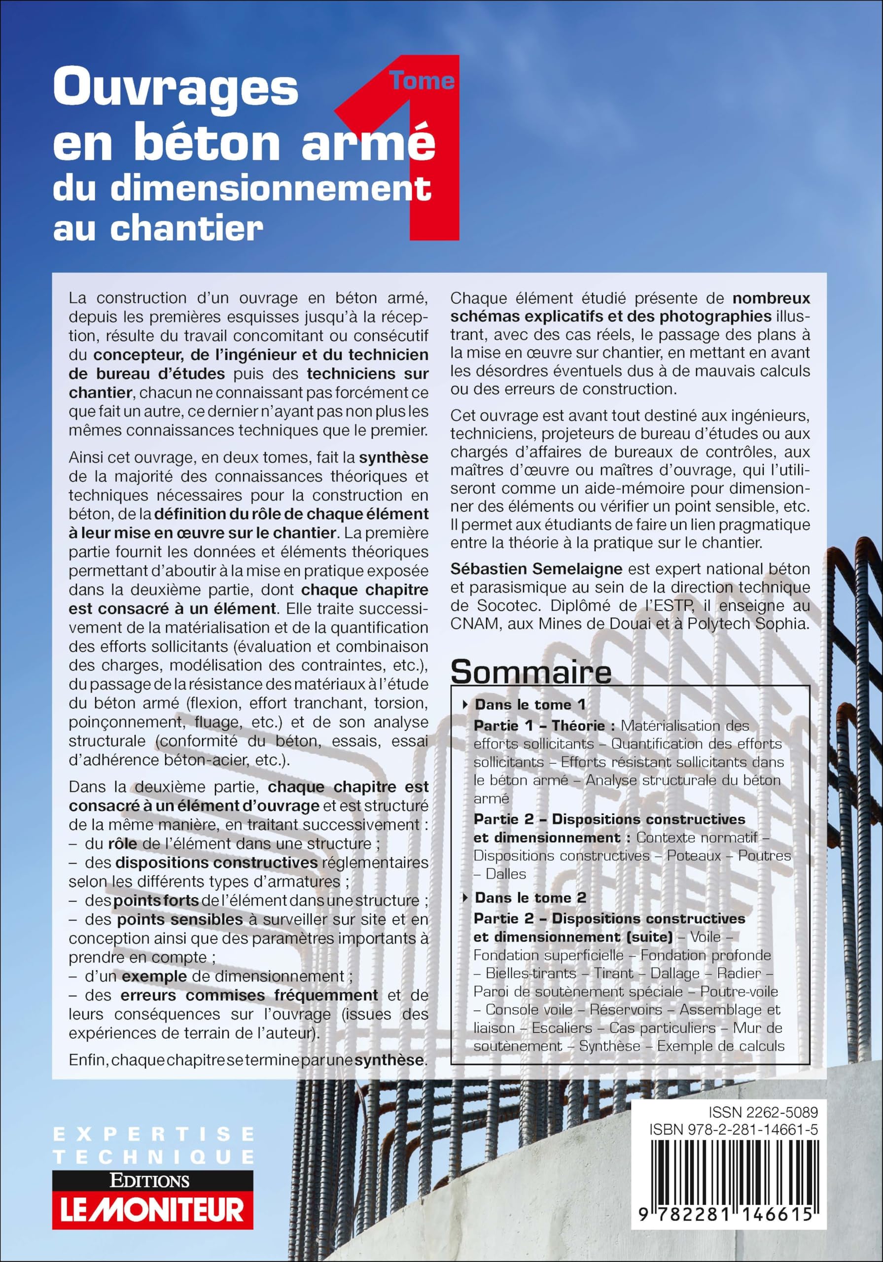 Ouvrages en béton armé T1 : du dimensionnement au chantier: Éléments structurels fondamentaux