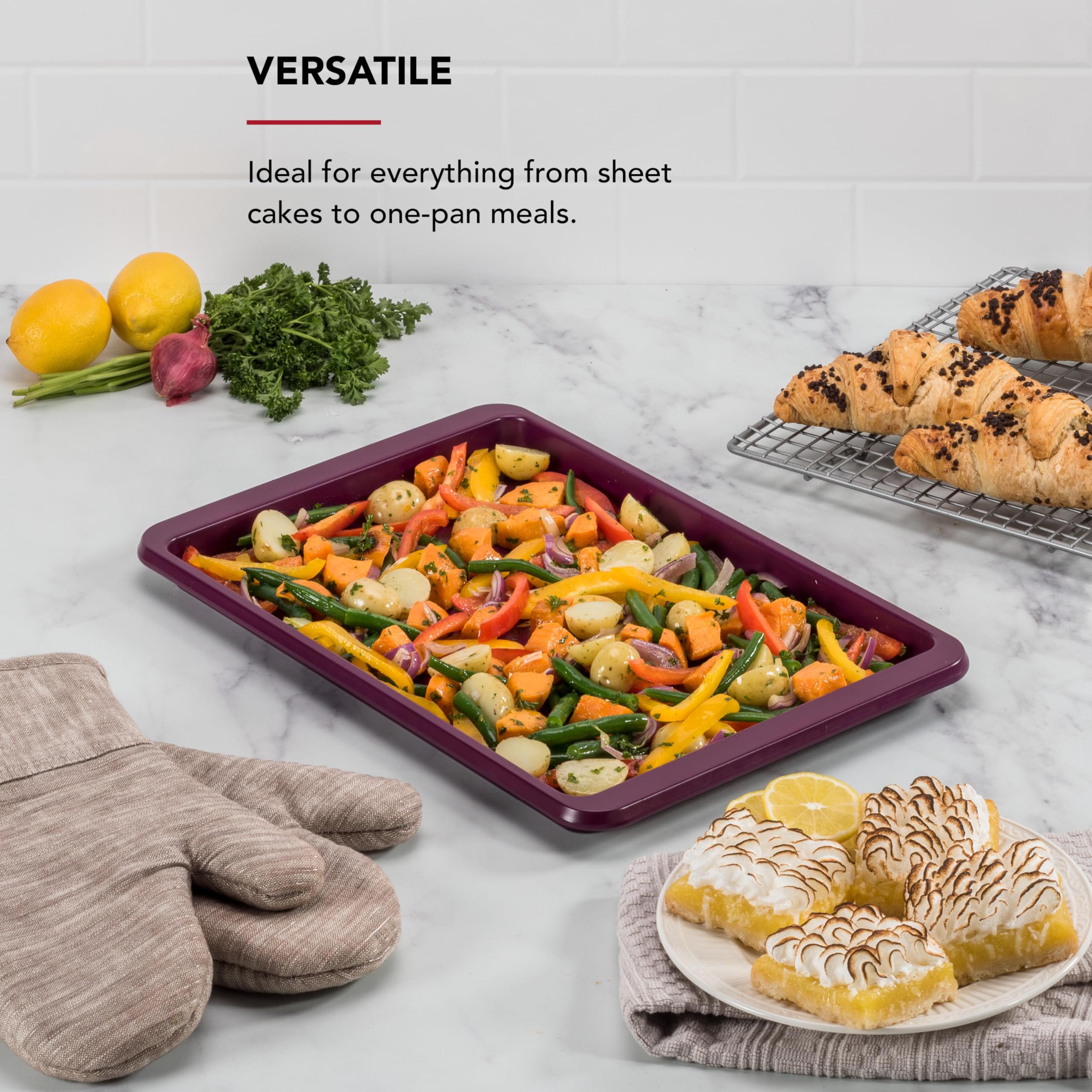 Amazon.com: KitchenAid 10x15in Nonstick Aluminized Steel Baking