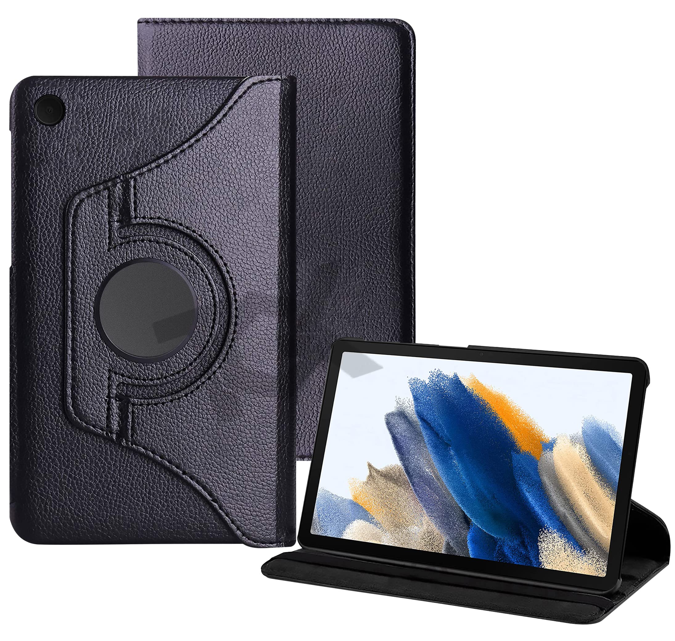 TGK Rotating Cover for Samsung Galaxy Tab A8 10.5 inch (Black) 360 Degree Leather Smart Rotary Swivel Stand Case (B09YQ56KM3) Amazon Price History, Amazon Price Tracker