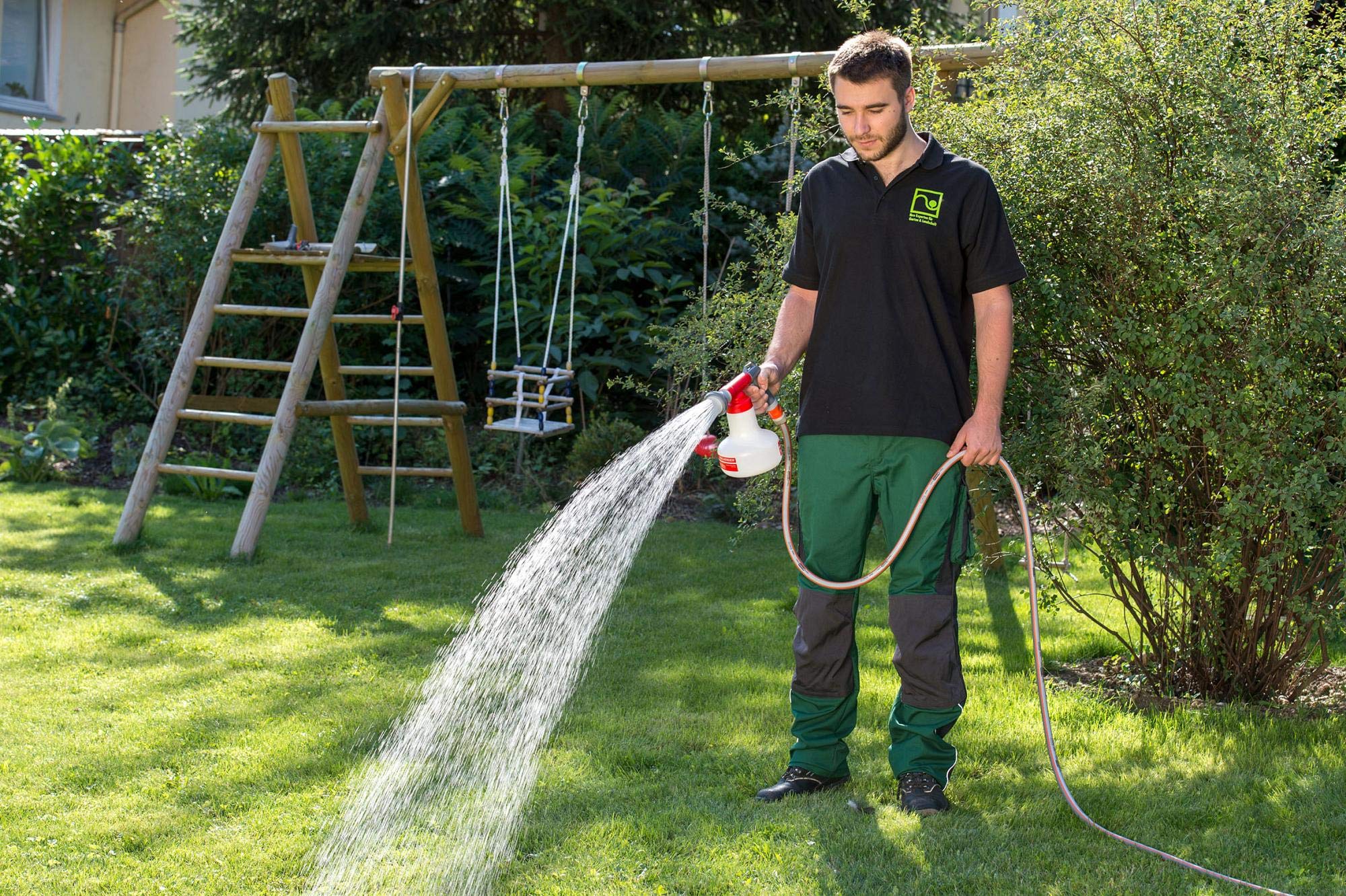 Birchmeier Aplikator nicieni AquaNemix 1.25, czerwono-biały, plastikowy, nowoczesny, 2% dozowanie