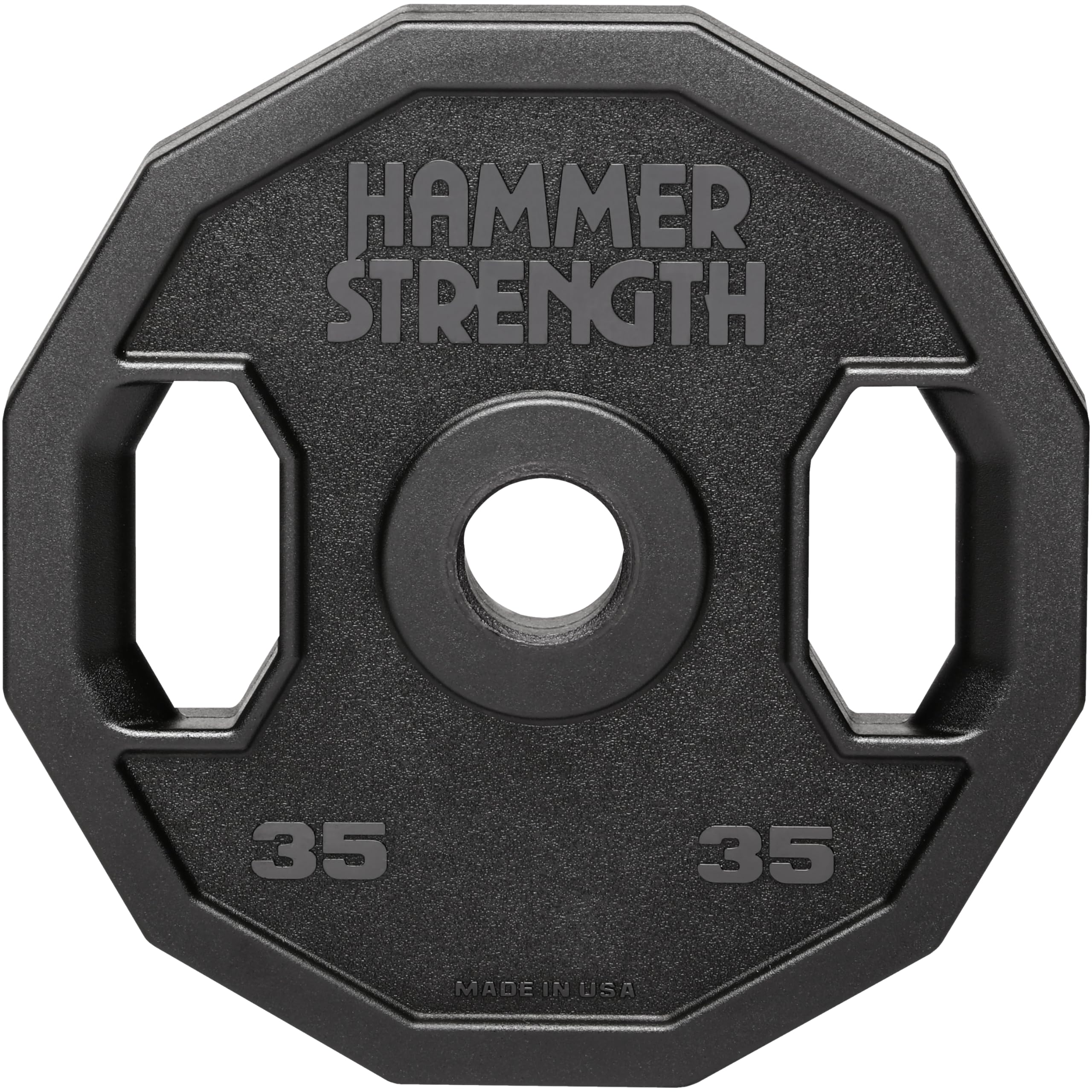 Amazon | Hammer Strength 35ポンド 12面ウレタンオリンピック
