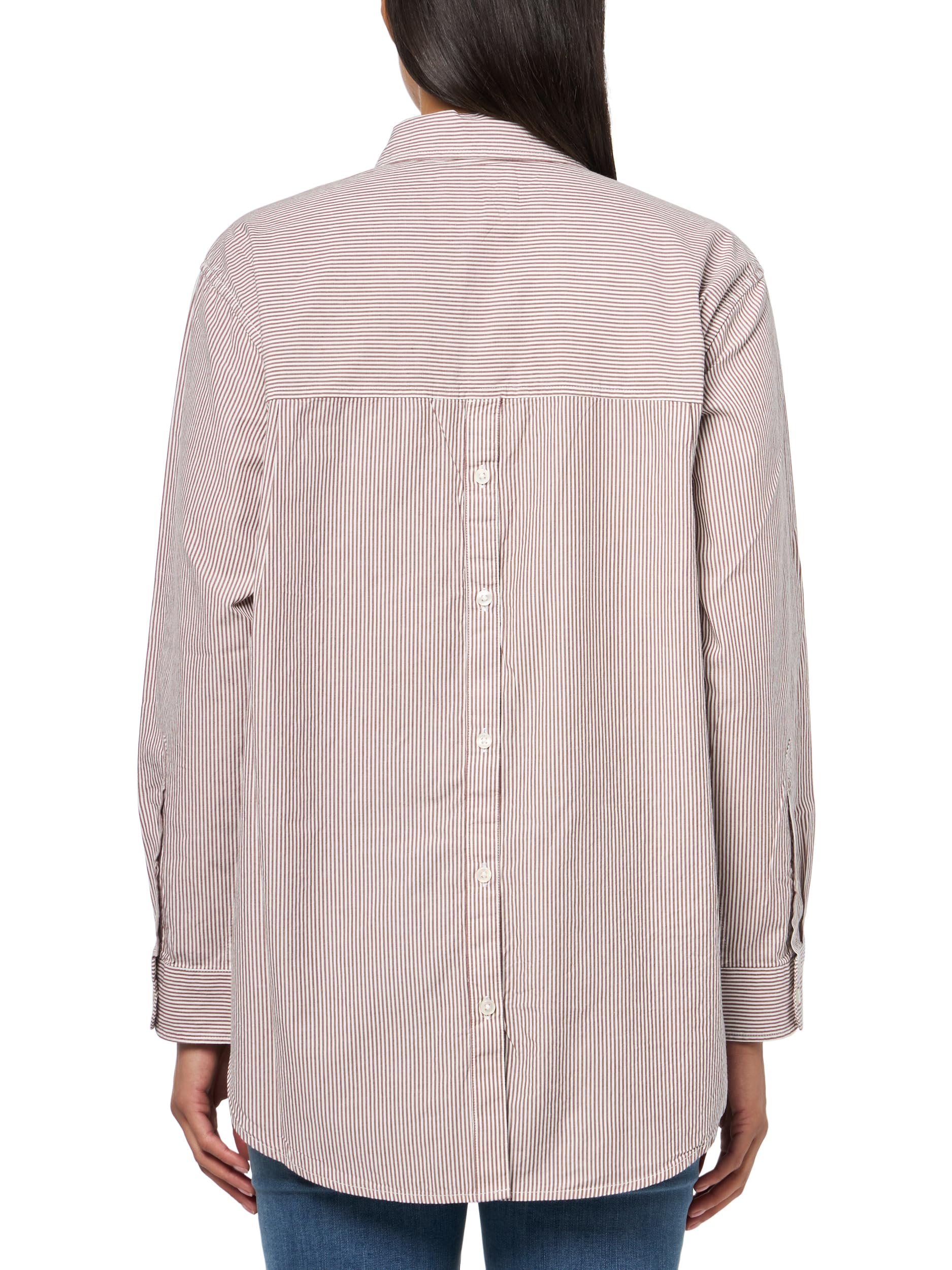 Lucky Brand Oversized Button Back Top Top Oversize con Bottoni sul Retro Donna
