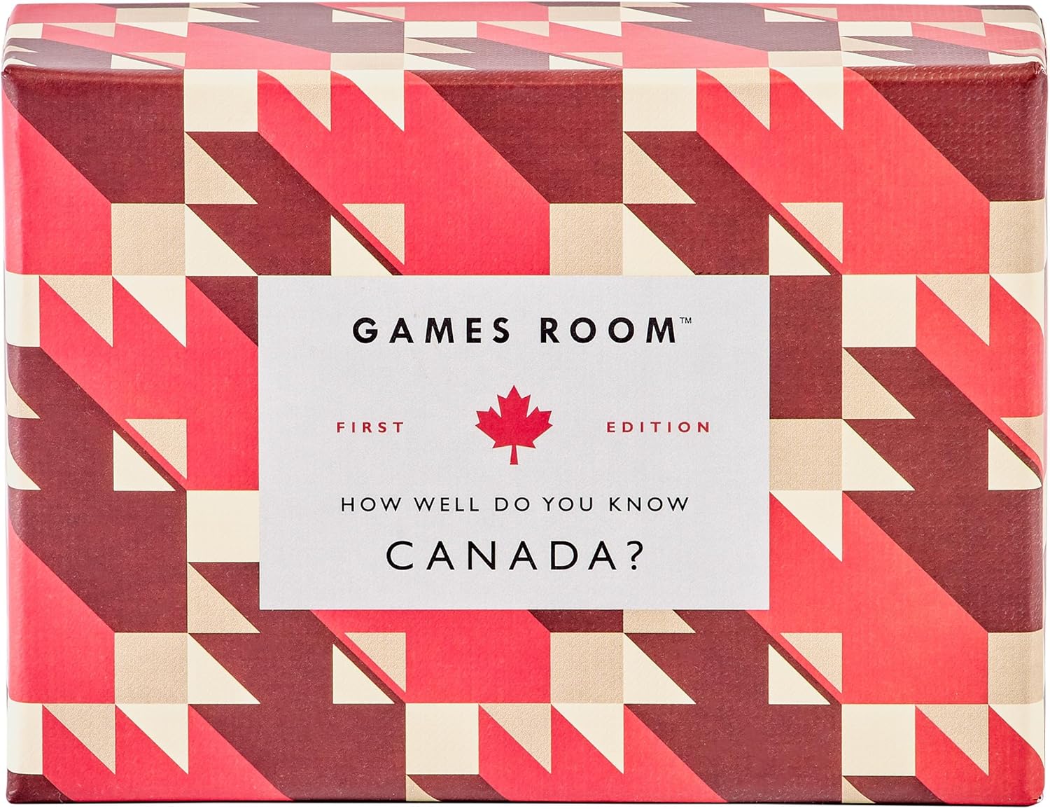 Ridley's Games Room How Well Do You Know Canada? Trivia Card Game – Trivia Game for Adults and Kids – 2+ Players – Includes 140 Questions – Fun Quiz Cards, Makes a Great Gift