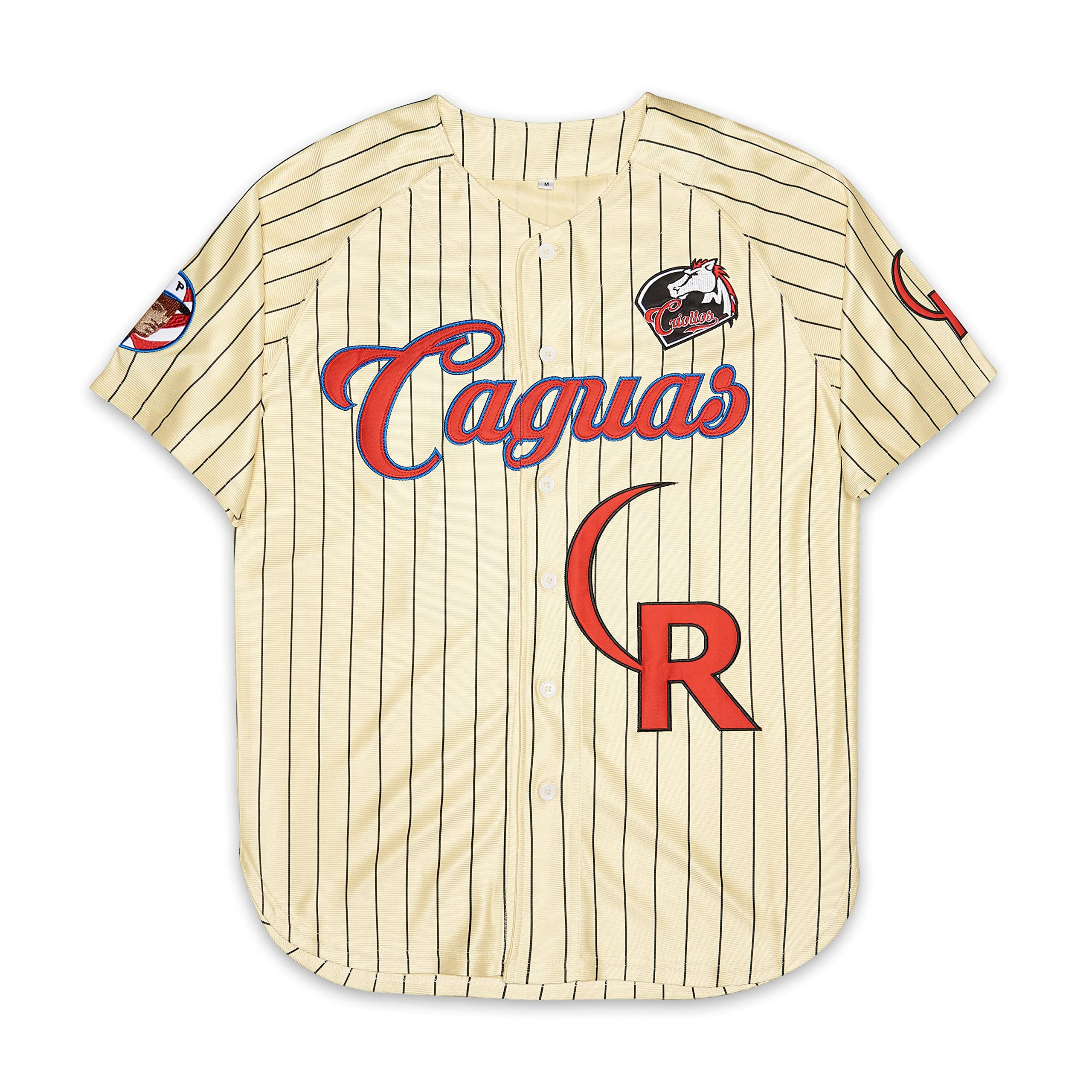 Caguas #21 Roberto Clemente Baseball Jersey Puerto Rico World Jerseys Stitched Red XXL