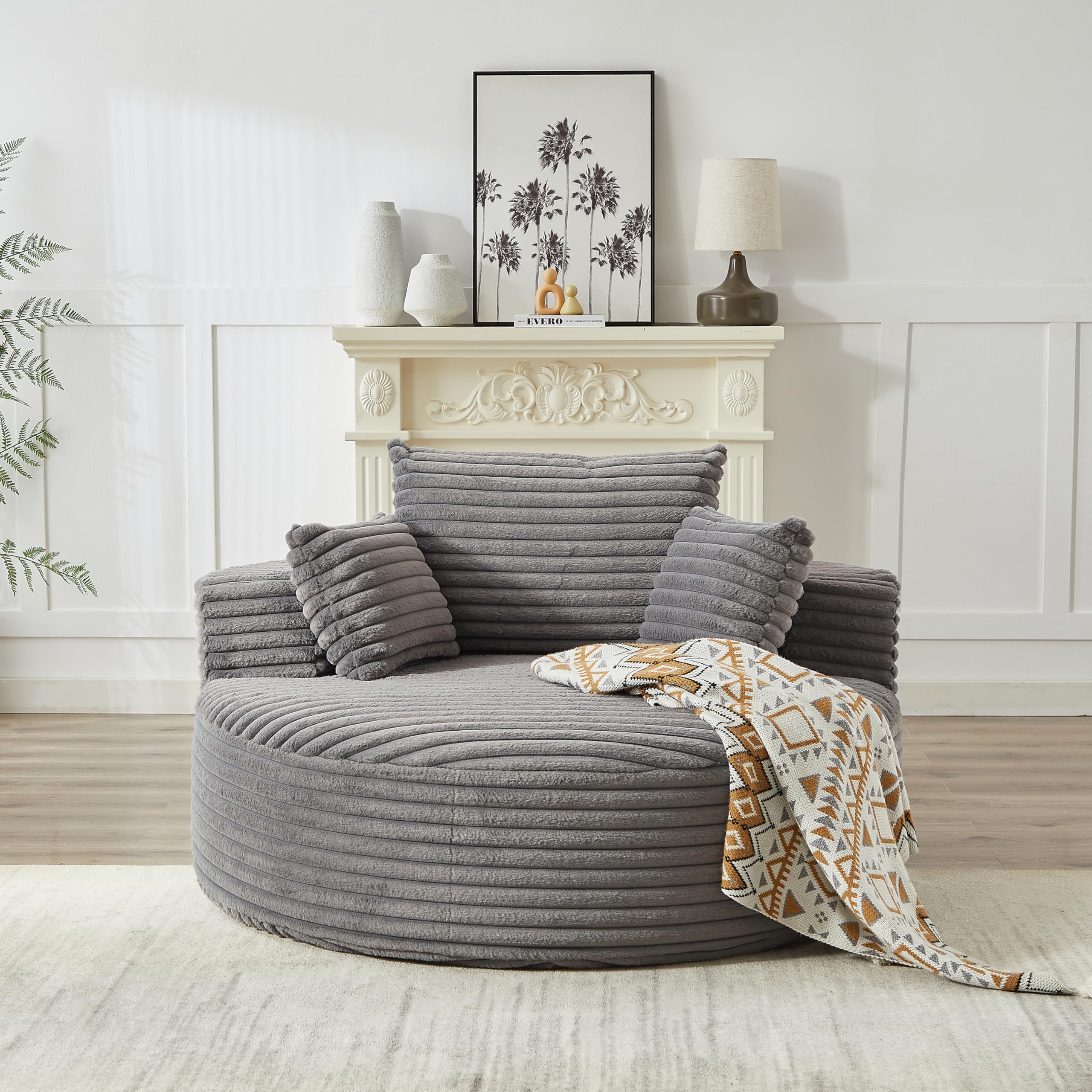 Circle Wide Lounge Couch Circle Bed Mercer41 Wide Oversized Round