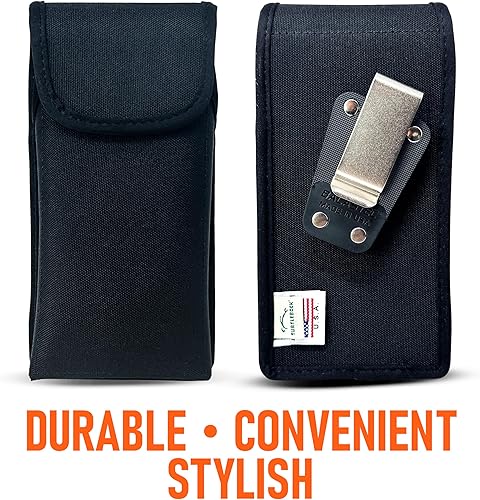 Miniatura 8 de Turtleback Clip de funda diseñado para iPhone 15 Pro Max, compatible con Otterbox Defender Series o funda de tamaño similar, clip de cinturón