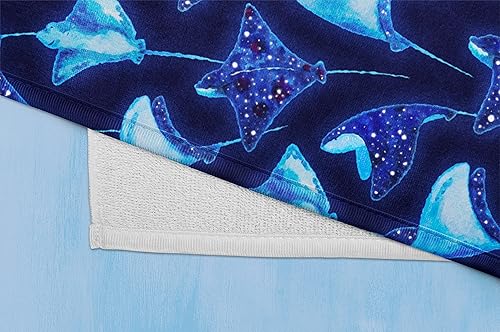 Miniatura 5 de Manta Ray Hand Towel - Stingray Kitchen Towel - Bathroom Hand Towel - Cotton Terry Cloth - 15"x25"