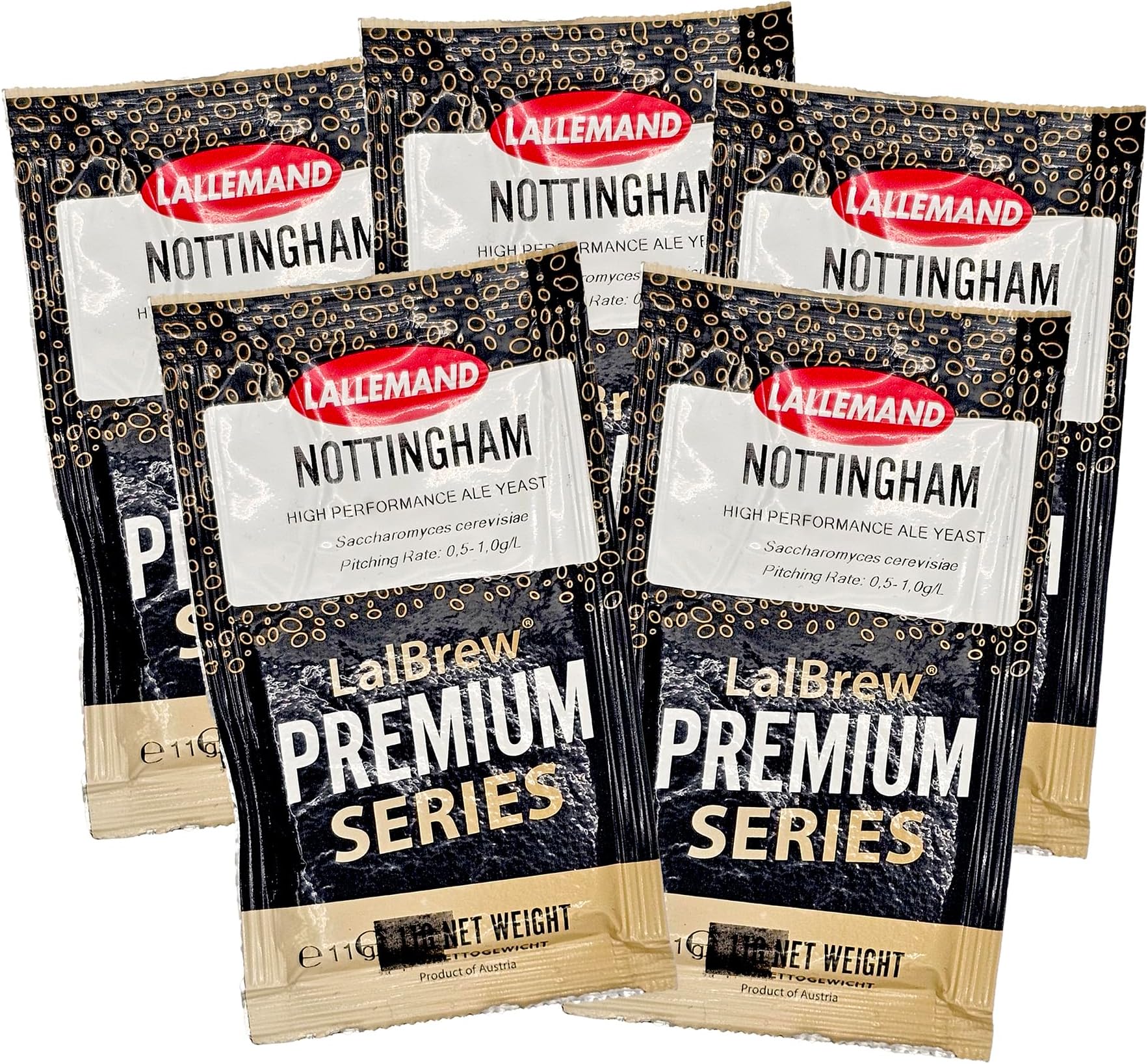 Danstar Lallemand Nottingham Ale Yeast - 5 Packets