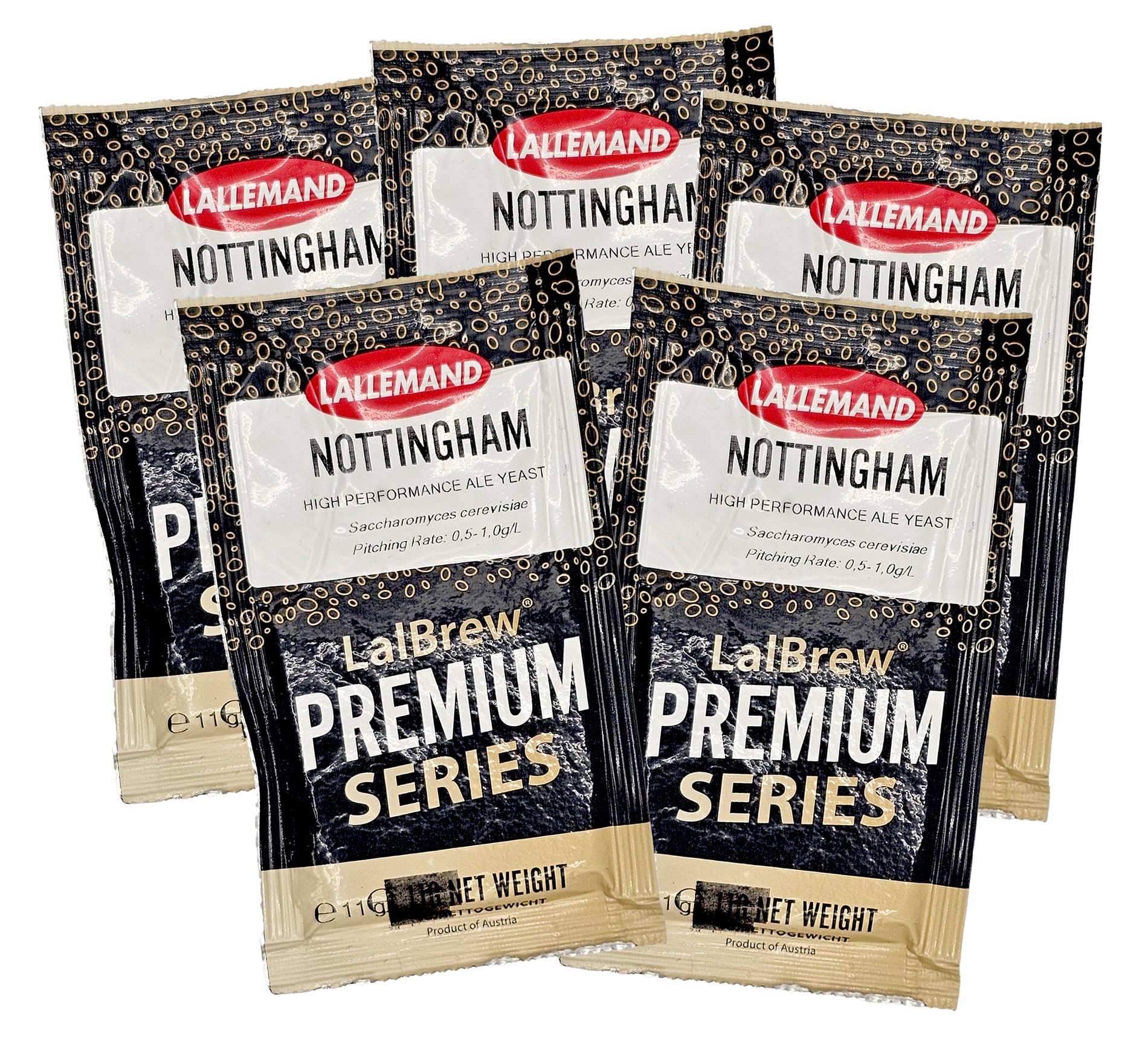 Danstar Lallemand Nottingham Ale Yeast - 5 Packets