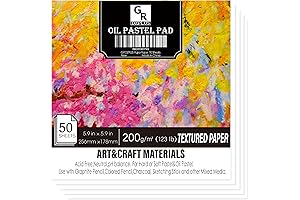 GR DZPLUS Sketch Pages Book - Ideal Oil Pastel Drawing Paper |...