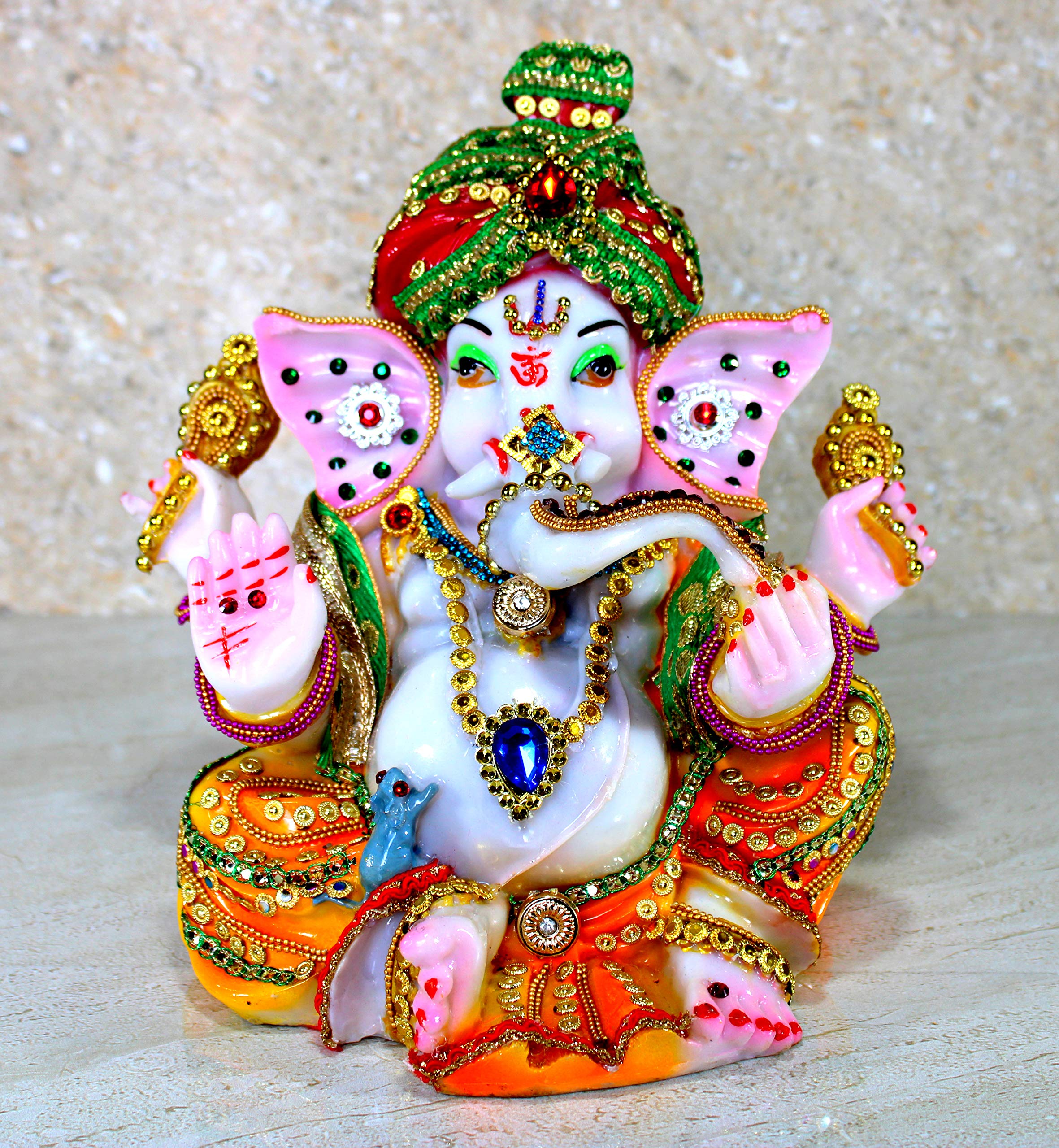 ESPLANADE Pagdi Ganesha Ganpati Murti Idol statuetka rzeźba (23 cm)