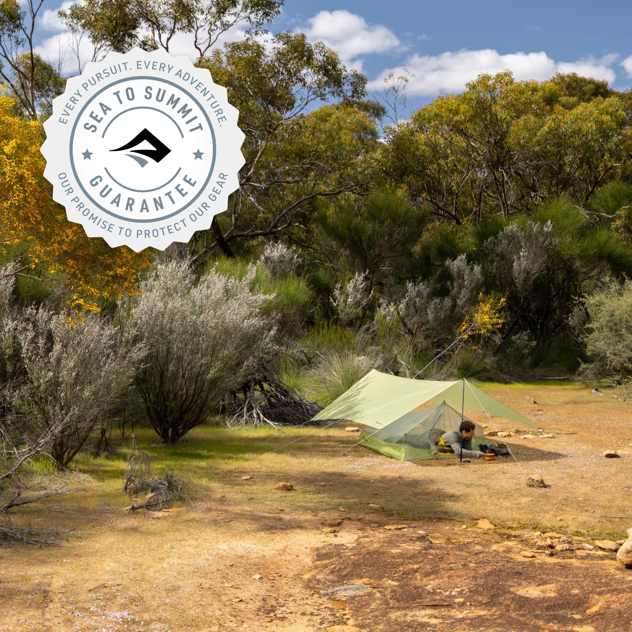 Sea to Summit Escapist Tarp Ultraleichter Unterschlupf, Evo Large