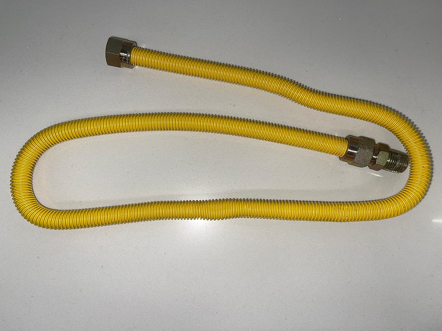 10 Pack Gas Connector Hose 4ft 5/8" OD (1/2" ID)