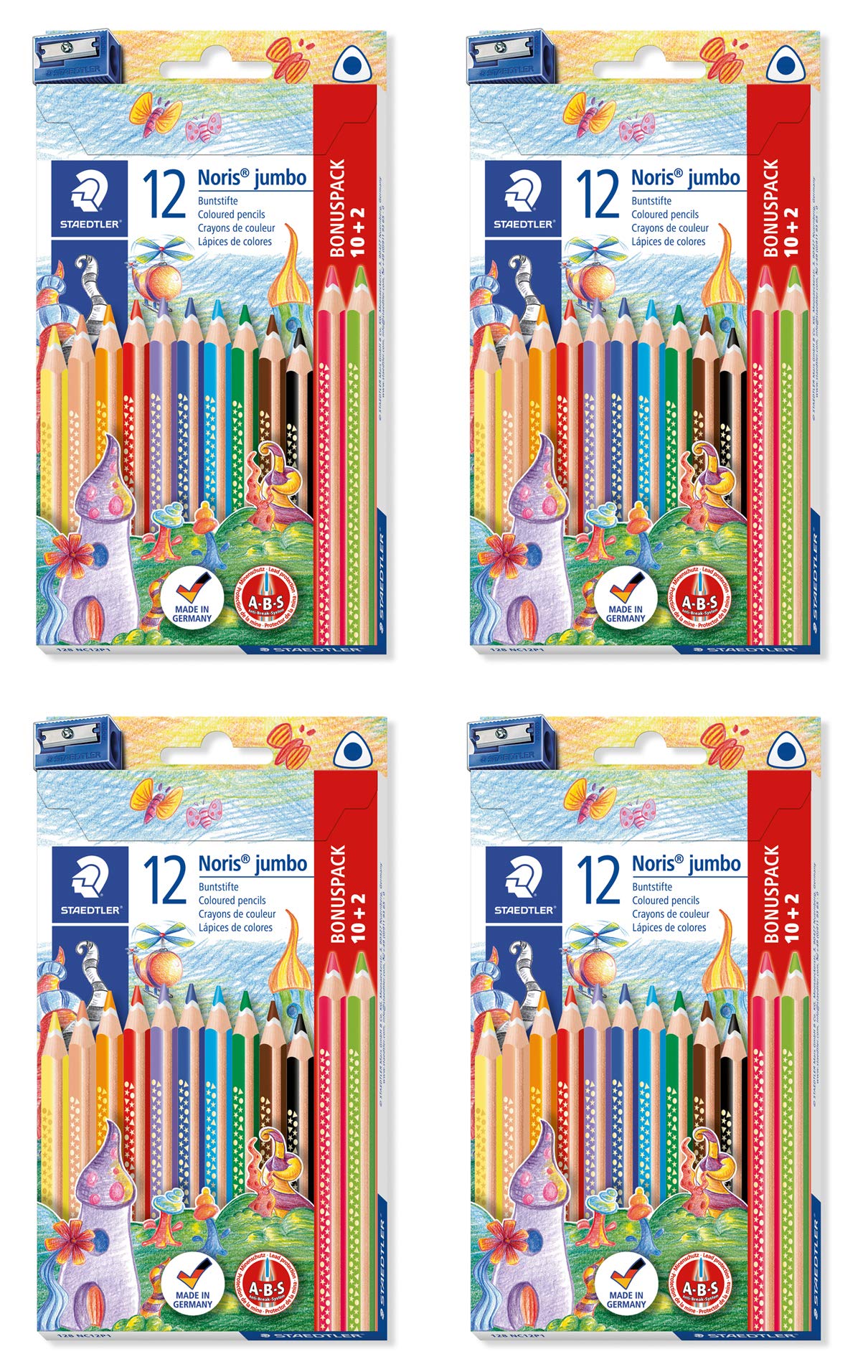 Staedtler Buntstift Noris Jumbo (4 Stück)