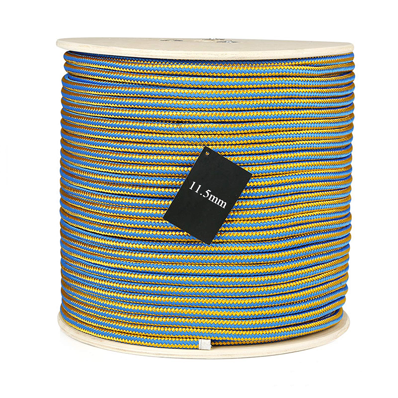 Cuerda de Nailon de Alta Resistencia, Cuerda estática de 11,5 mm for máquinas de Trabajos aéreos de Exterior, 3200 kg, 10-60 Metros