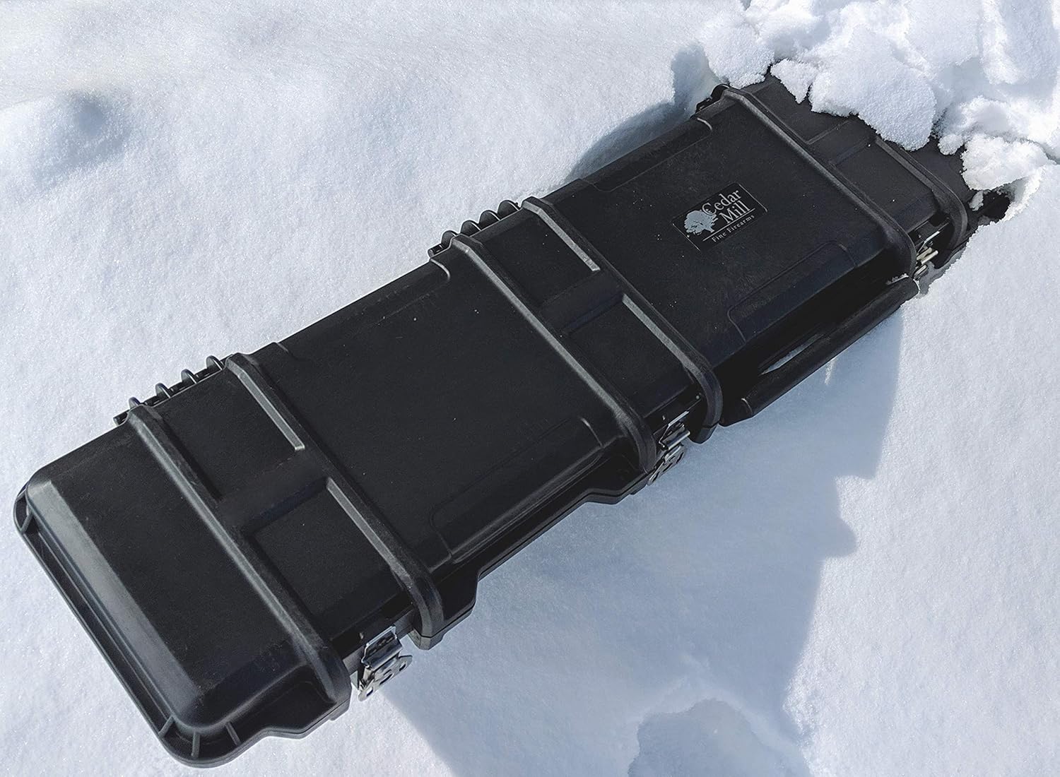 Cedar Mill Hard Rifle Case w/ TSA Specs – Lifelong-Durable Gun Cases for Rifles w/ Stainless Steel, Iron-Clasp Locks and Gun Case Foam Inserts – Floatable, Military-Grade DS3TeK AR15 Case : Sports & Outdoors