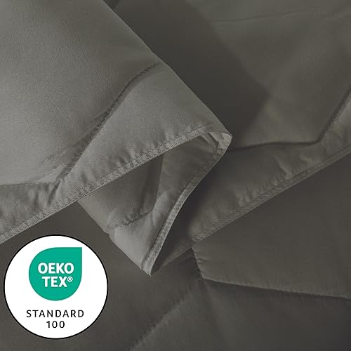 Miniatura 4 de Feather and Loom - Manta ligera alternativa de plumón de panal - Color Oliva  Tamaño King