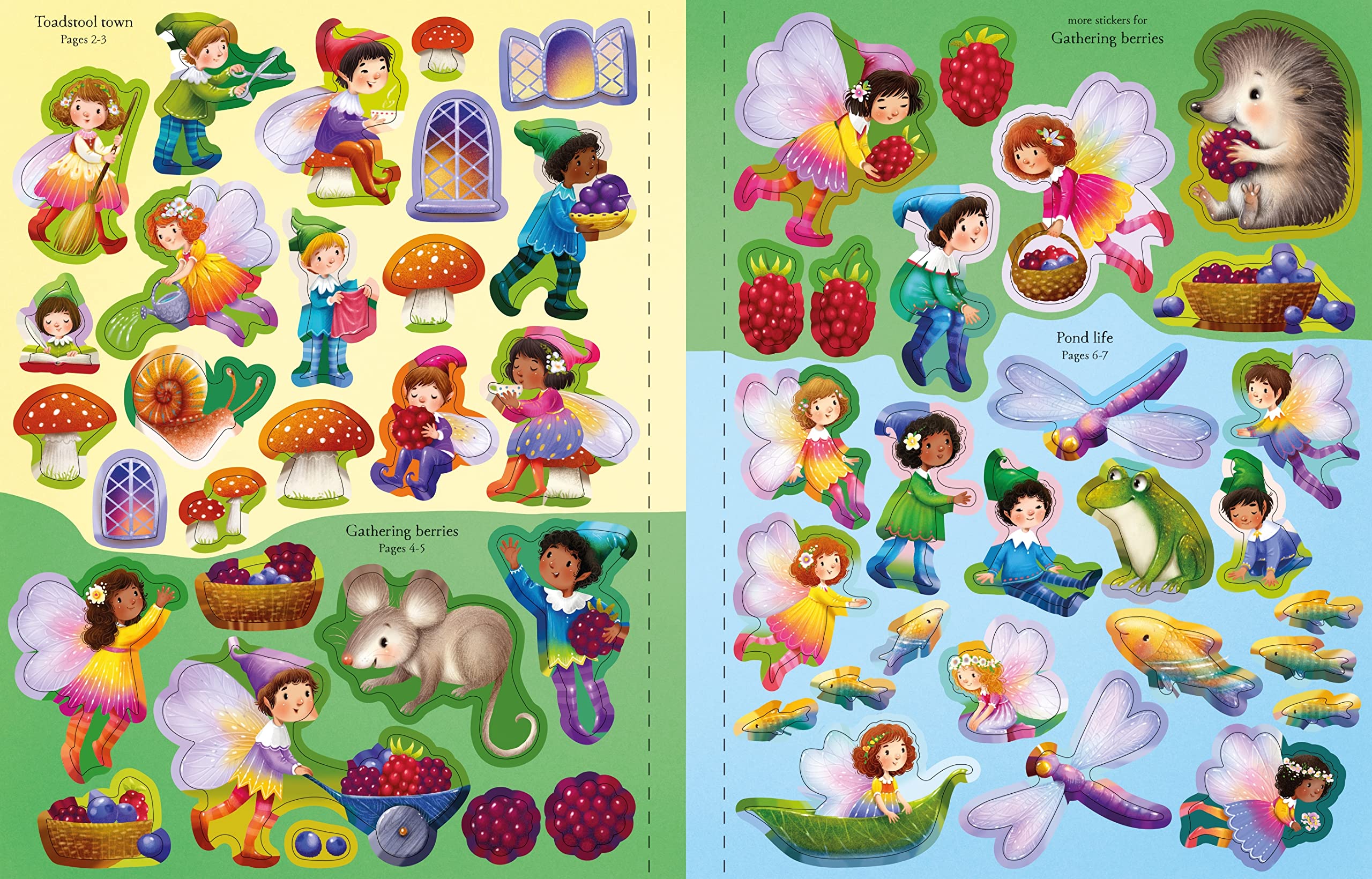 Fairies, Pixies and Elves Sticker Book (Sticker Books)