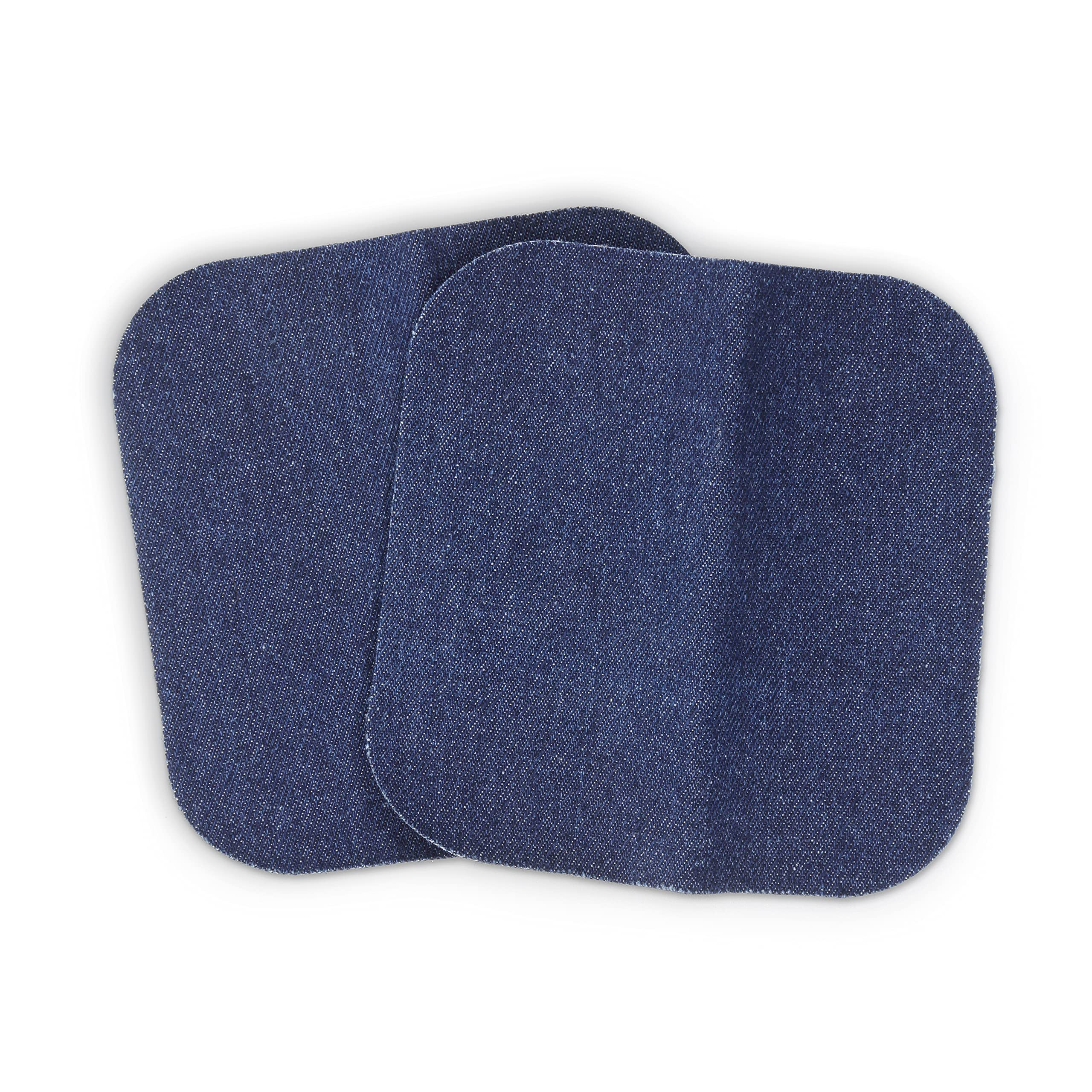 Dritz 55240-3D parches, planchado, tela vaquera, 12,7 x 12,7 cm, azul oscuro, 2 unidades