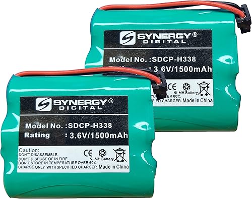Synergy Digital Energizer ER-P730 - Batería inalámbrica para teléfono, el paquete incluye 2 baterías SDCP-H338