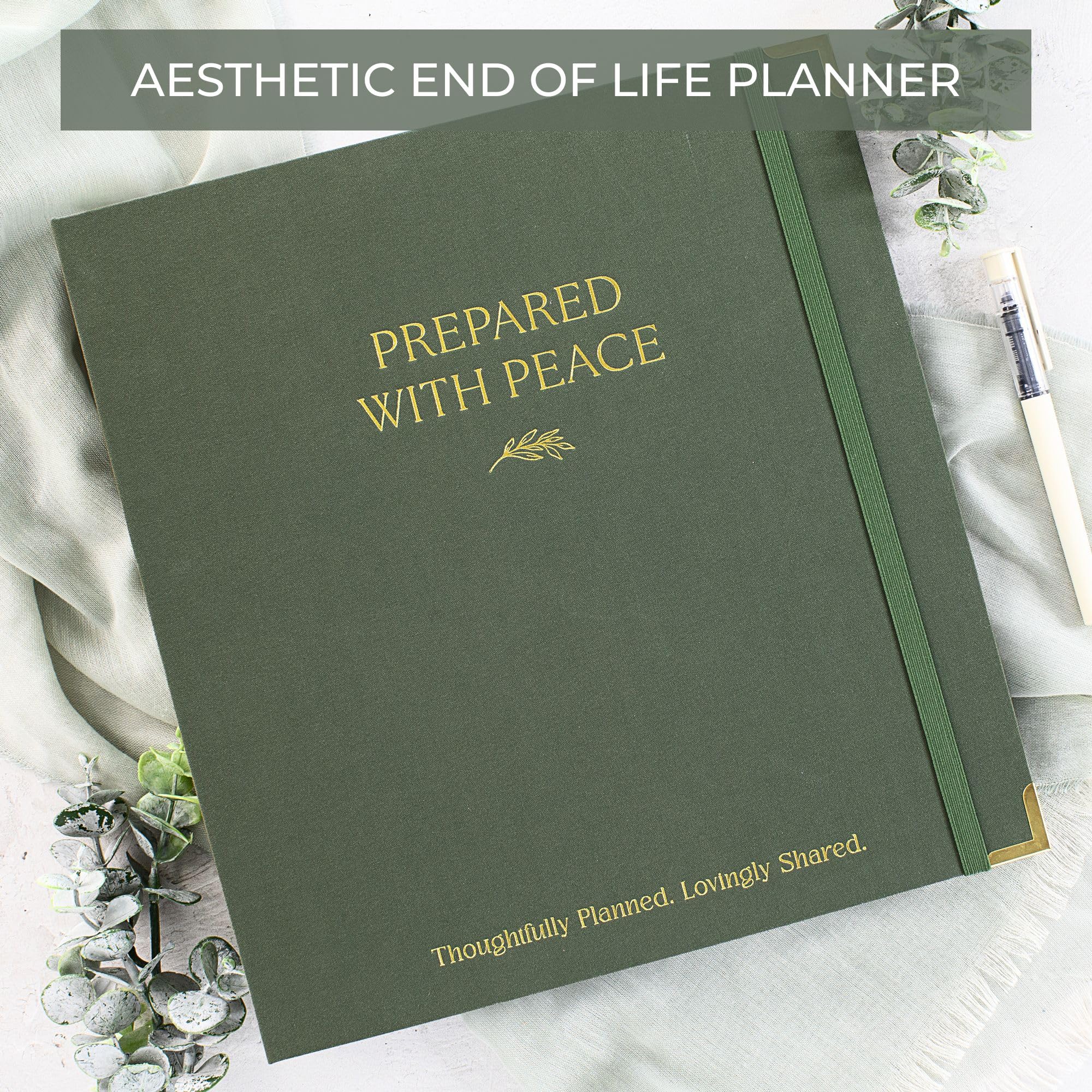 Aesthetic End of Life Planner - Der perfekte Nachlassplanungs-Organizer für letzte Wünsche, wichtige Dokumente, Familiennotfall und Beerdigungsplanung