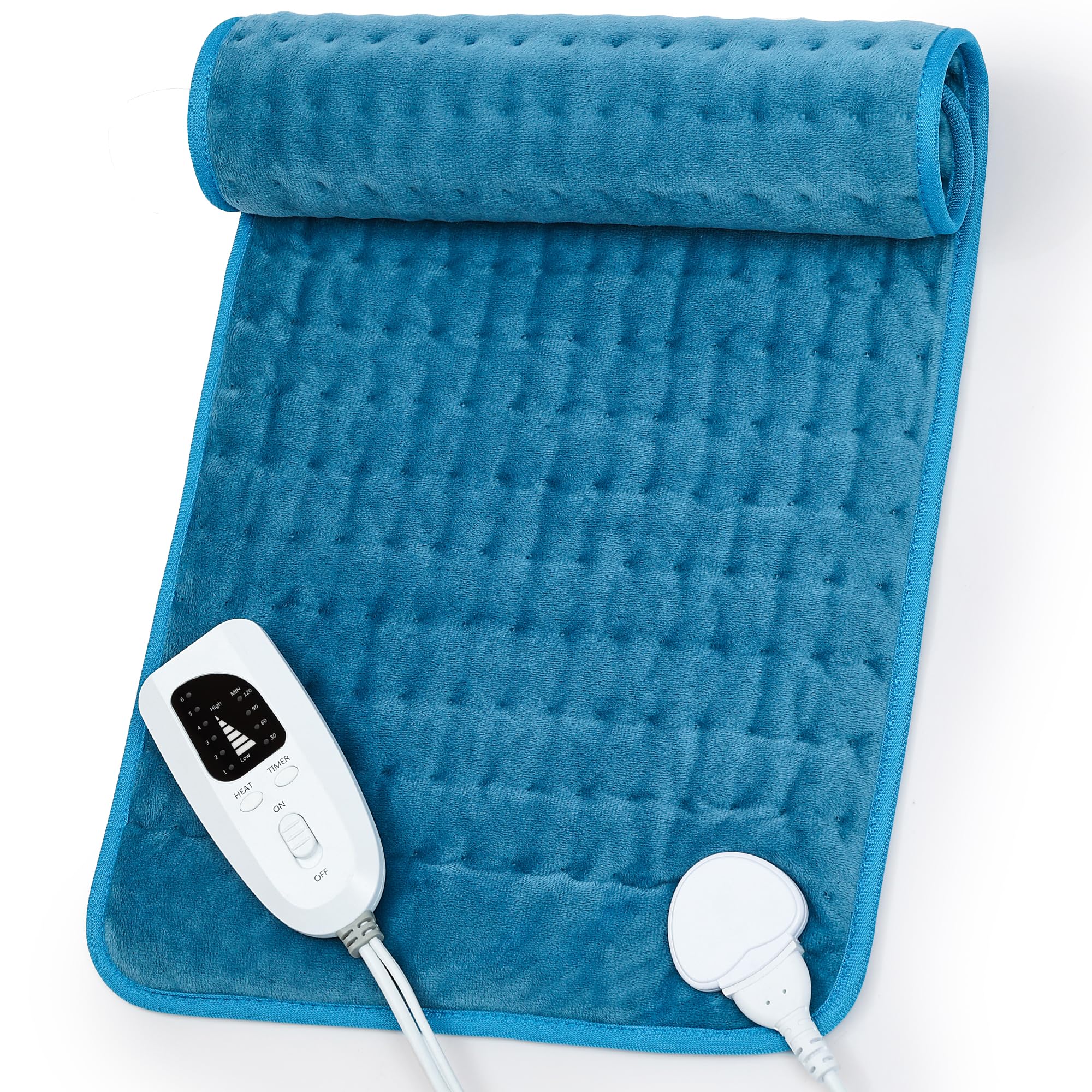 Heating Pad,Electric Heating Pads,Heating Pad for Back,Blue,24x12 Inch