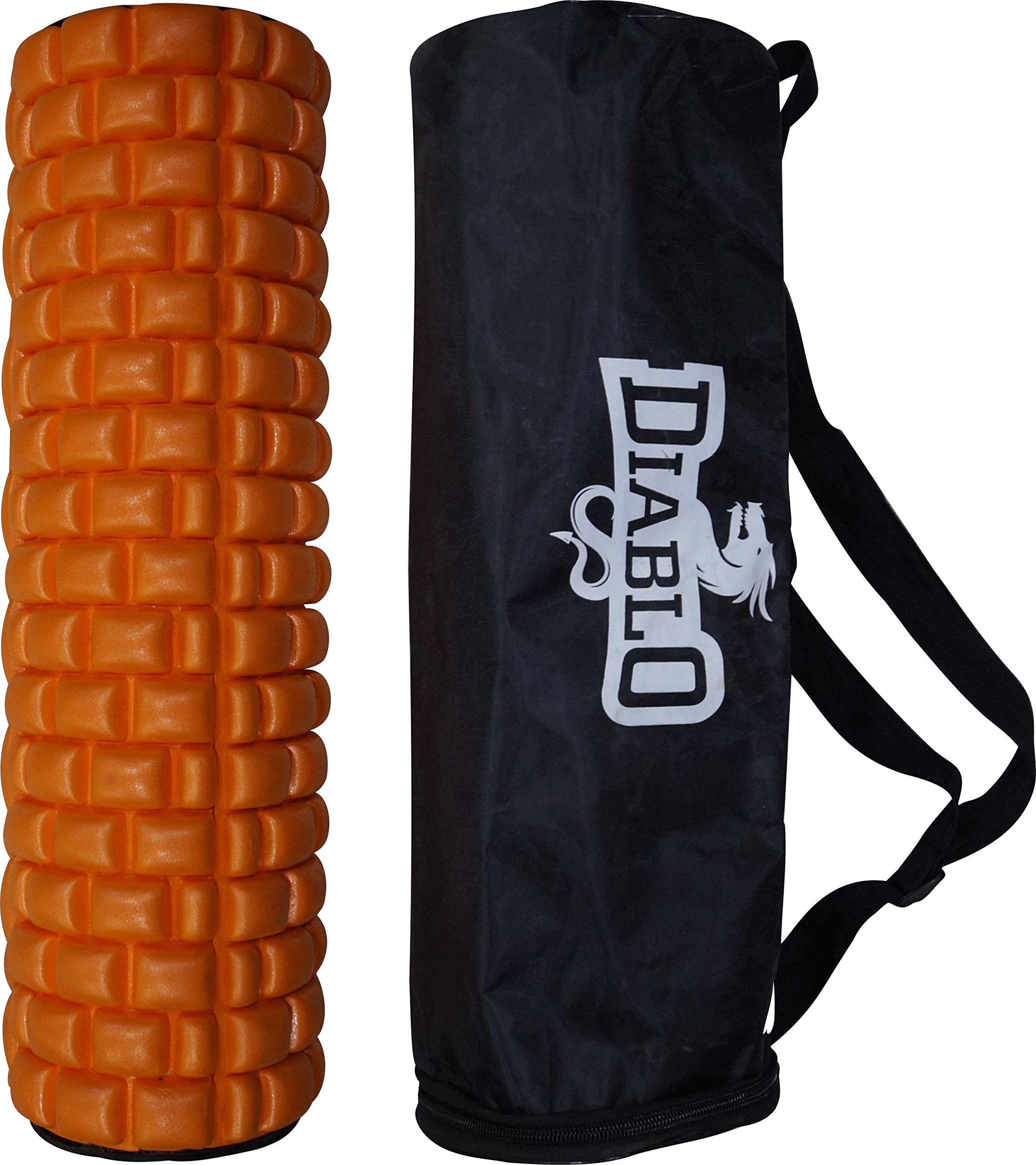 Diablo Foam Roller,Massage Roller,Self Massage,Trigger Point Release,Balance Exerciser (Orange) (Length 18 Inch) (B079W8P5TN) Amazon Price History, Amazon Price Tracker