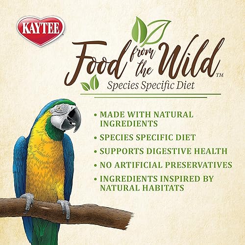Miniatura 3 de Kaytee Food from The Wild Natural Pet Macaw Bird Food, 2.5 libras