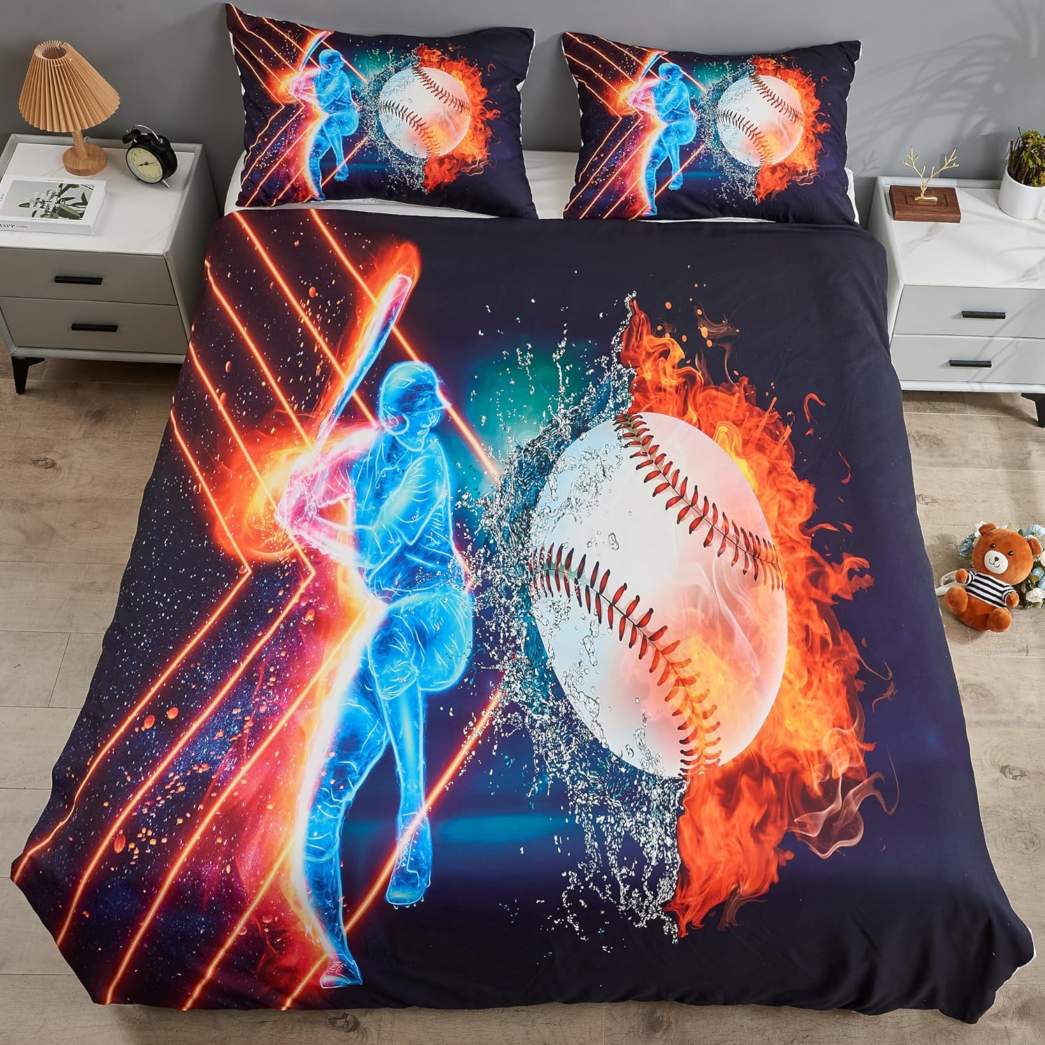 Twin Baseball Bedding Comforter Set Baseball Bedding Set
