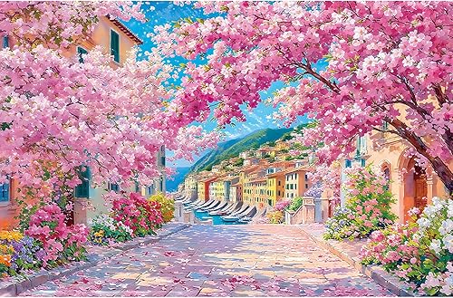 Vista 8 de Blueforest Rompecabezas de 1000 piezas para adultos, el agua del lago y la aurora ártica para adultos, rompecabezas de arte difícil, para regalos