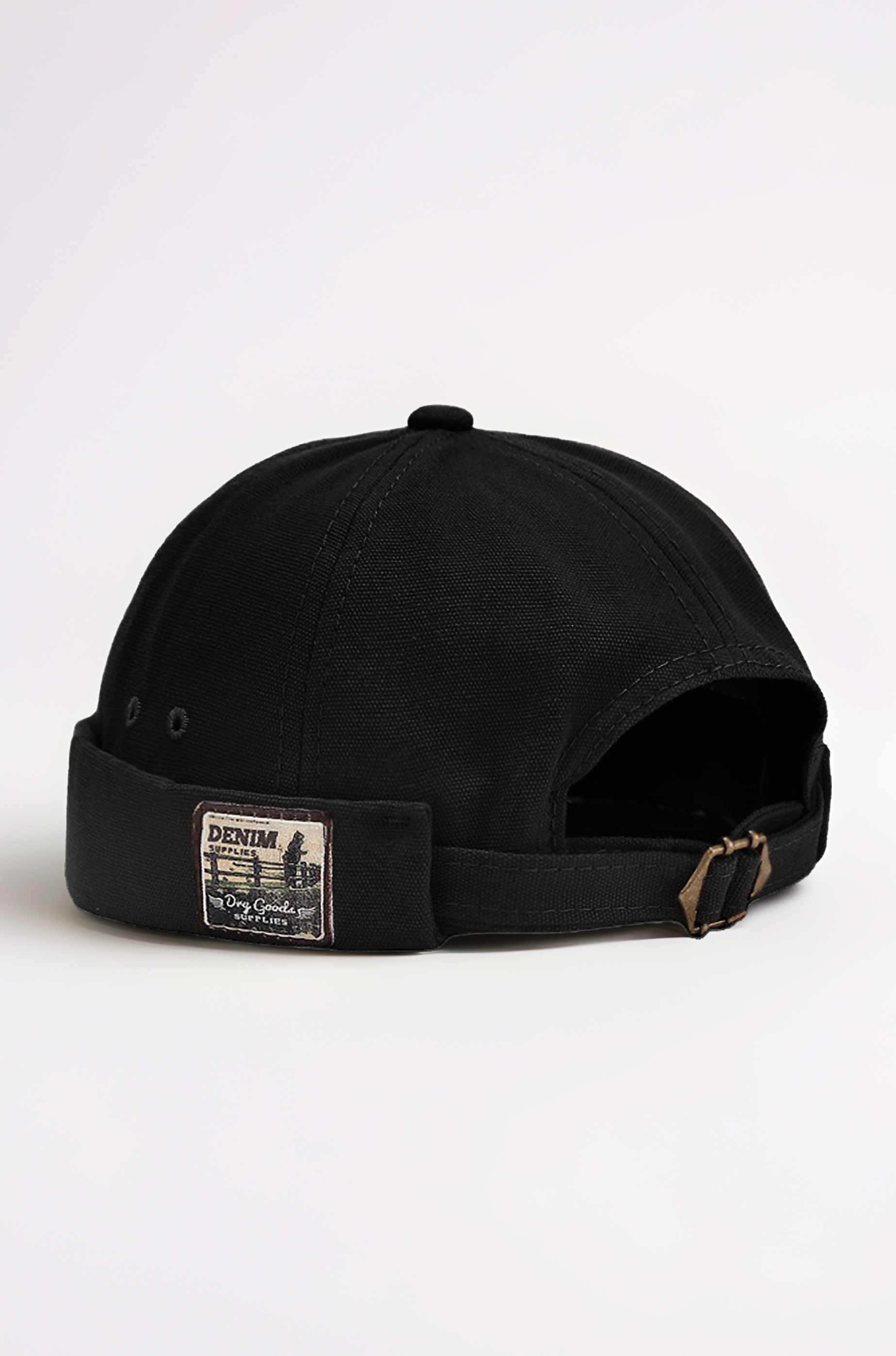 XYIYI Mens Docker Cap Brimless Hats Skullcap Worker Sailor Cap Rolled Cuff Retro Beanie Hat