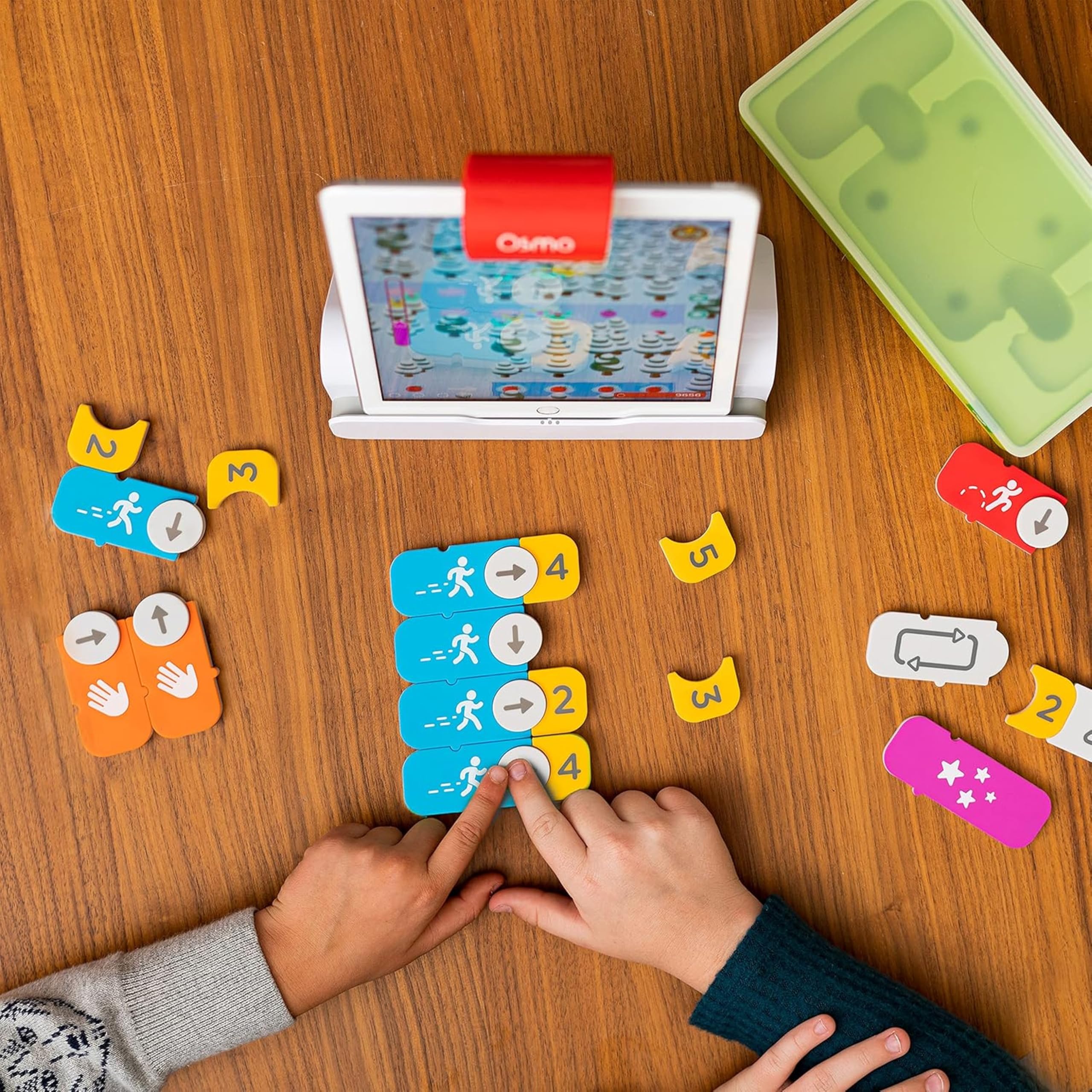 Osmo - Coding Family Bundle für iPad & Fire-Tablet - 3 Lernspiele - 5-10+ Jahre - spielend Programmieren lernen - Coding Jam, Coding Awbie, Coding Duo - (ohne Osmo Basis) - ins Deutsche übersetzt