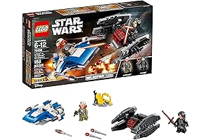 LEGO Star Wars: The Last Jedi A-Wing vs. TIE Silencer Microfighters