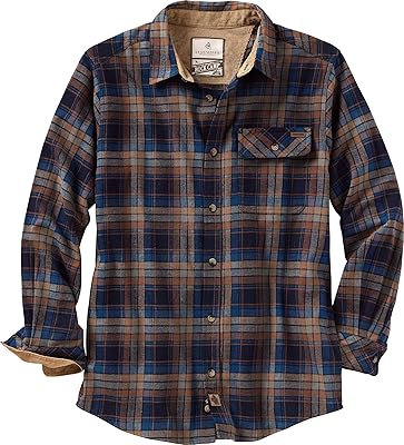 Legendary Whitetails Men's Flannel Shirt Long Sleeve Button Down 100% Cotton