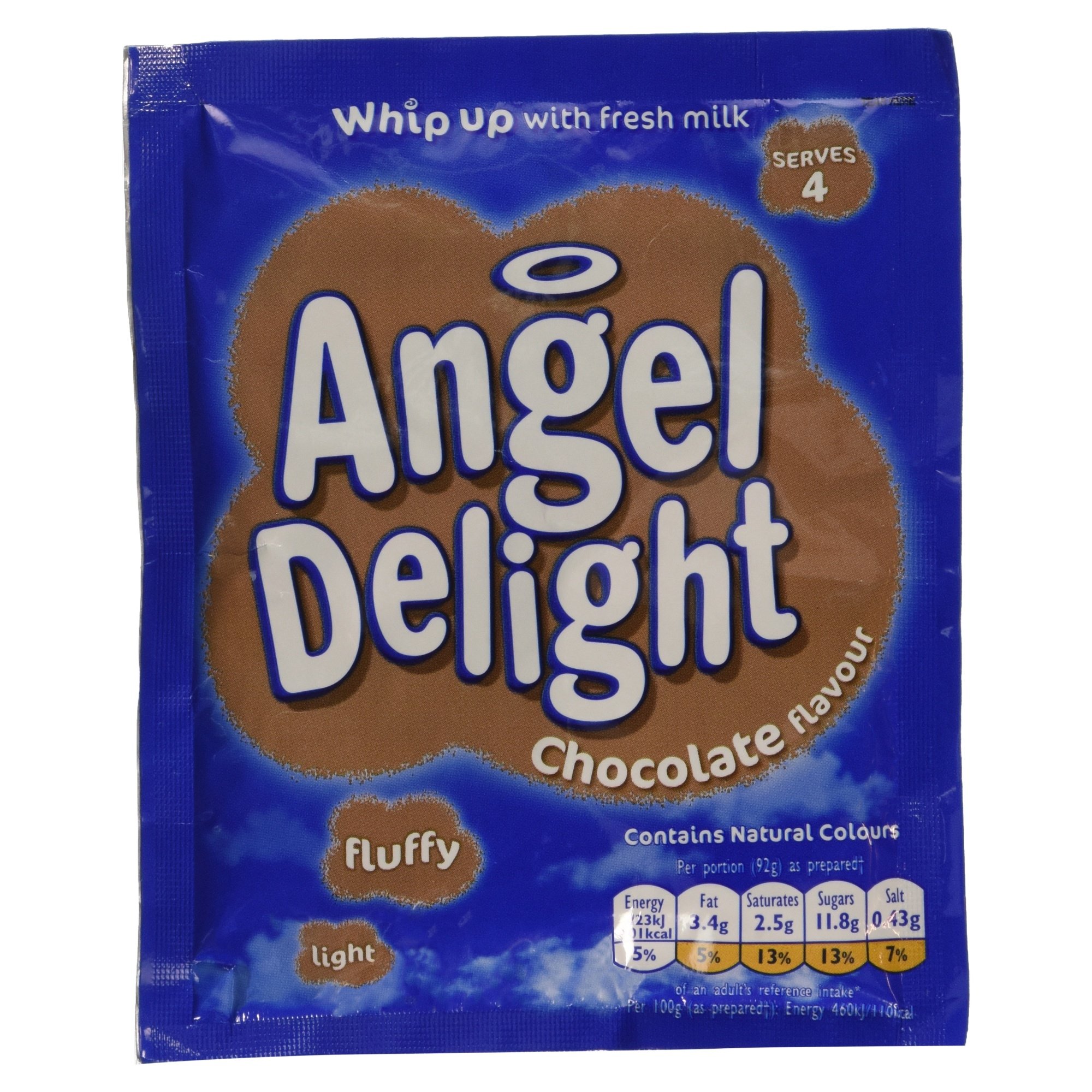 Angel Delight Smooth & Creamy Chocolate Flavour Instant Dessert Mix, 59g Sachet (Pack of 1)