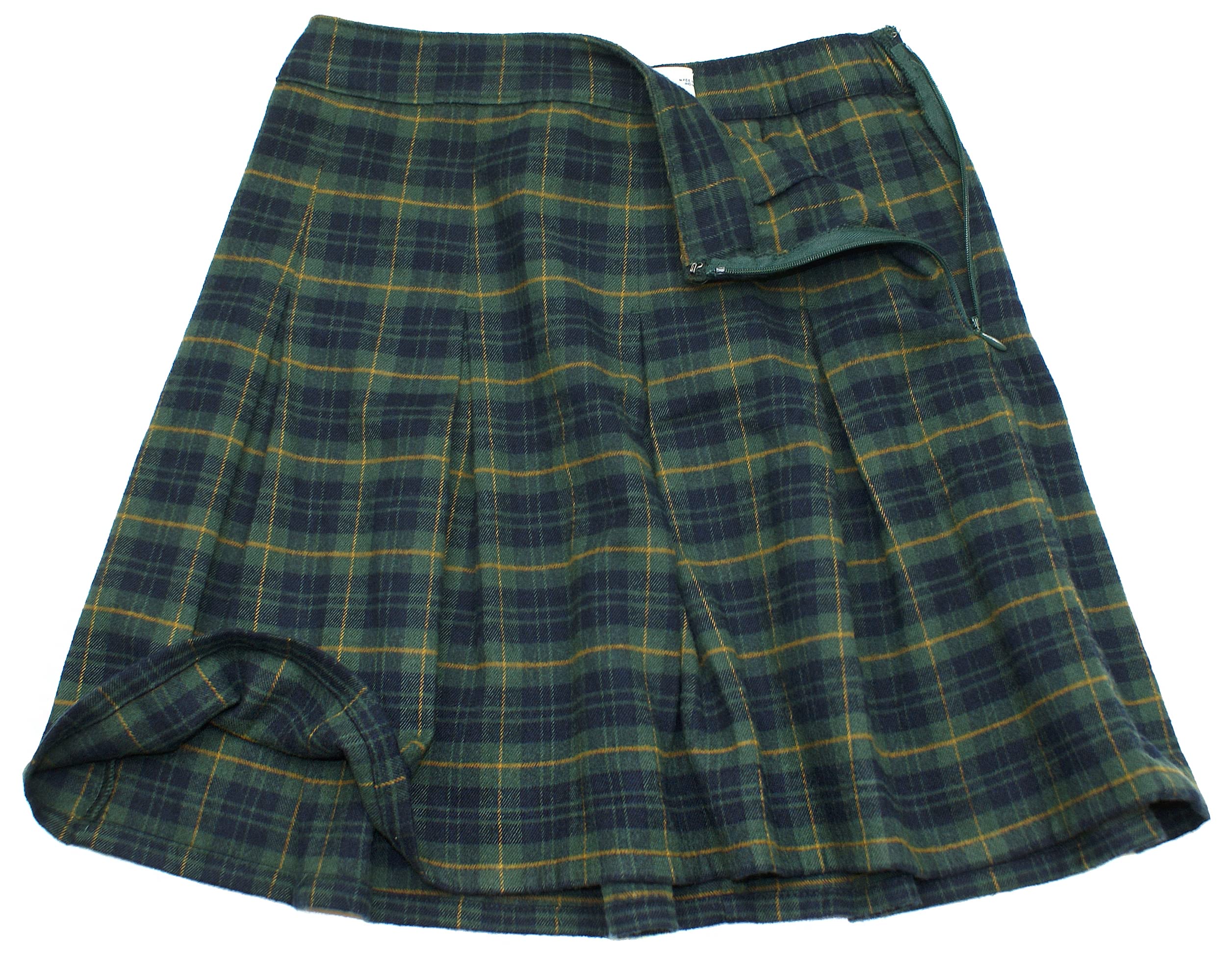 Hollister Women's Ultra High-Rise Pleated Plaid Mini Skirt How-5 - Bild 3 von 4