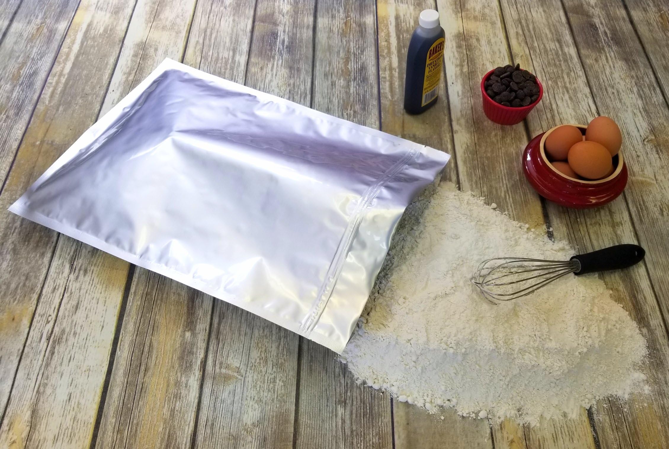 SHIELDPRO™ 2 Gallon Zip Seal (14"x20") 5 Mil Mylar Long Term Food Storage Bag (Heat Sealable) (100)