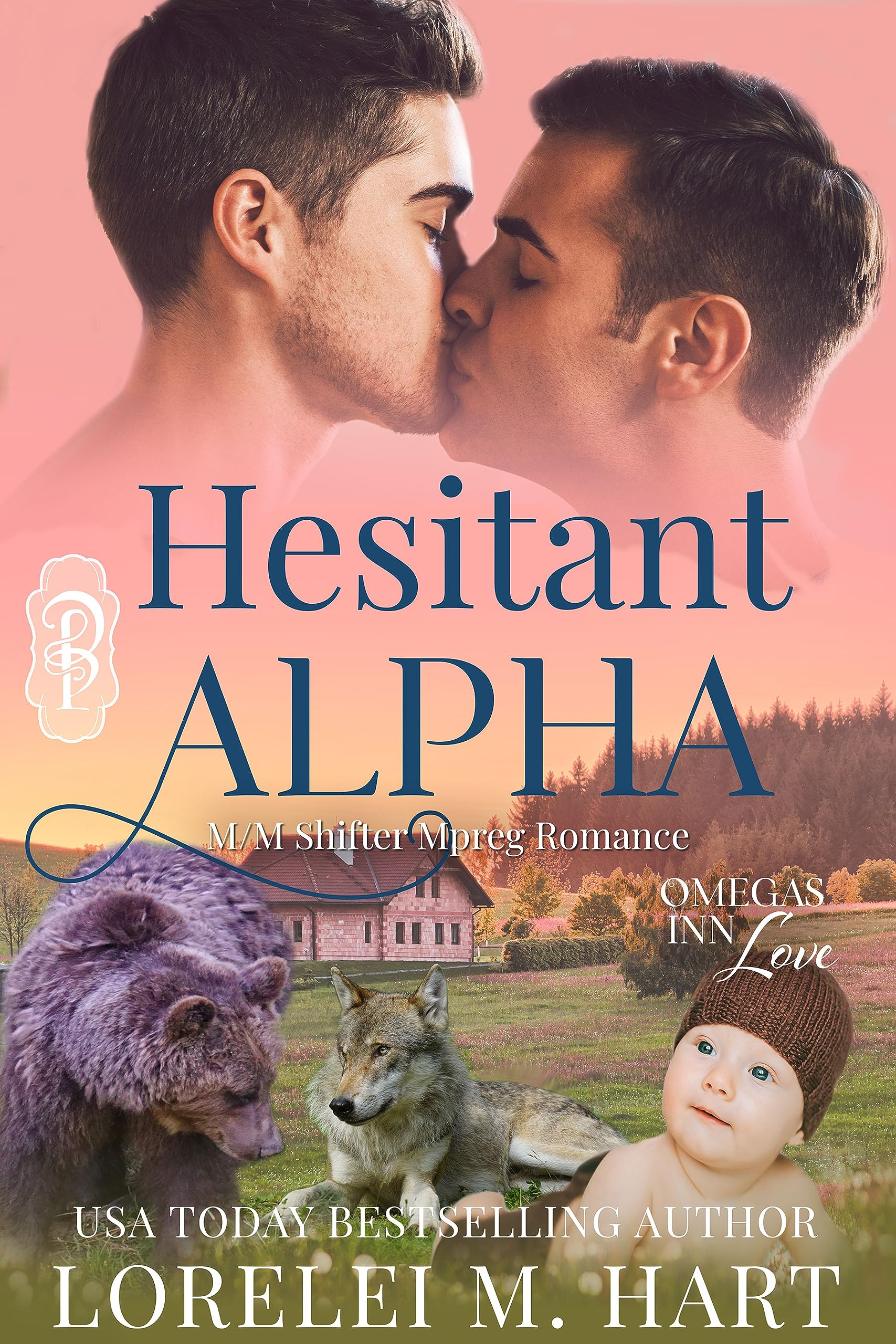 Hesitant Alpha: M/M Shifter Mpreg Romance (Omegas Inn Love Book 1)