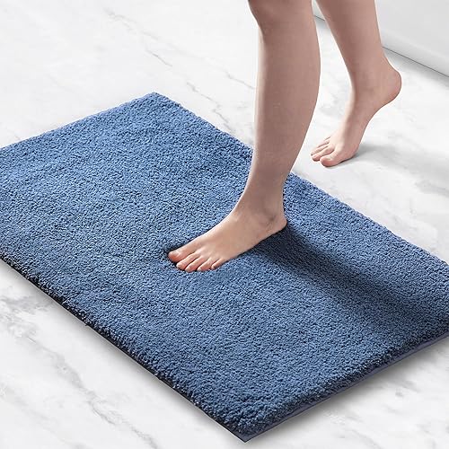 Miniatura 25 de Madison Park Signature Marshmallow - Alfombra de baño antideslizante de felpa lujosa, absorbente, de secado rápido, diseño de spa, decoración de