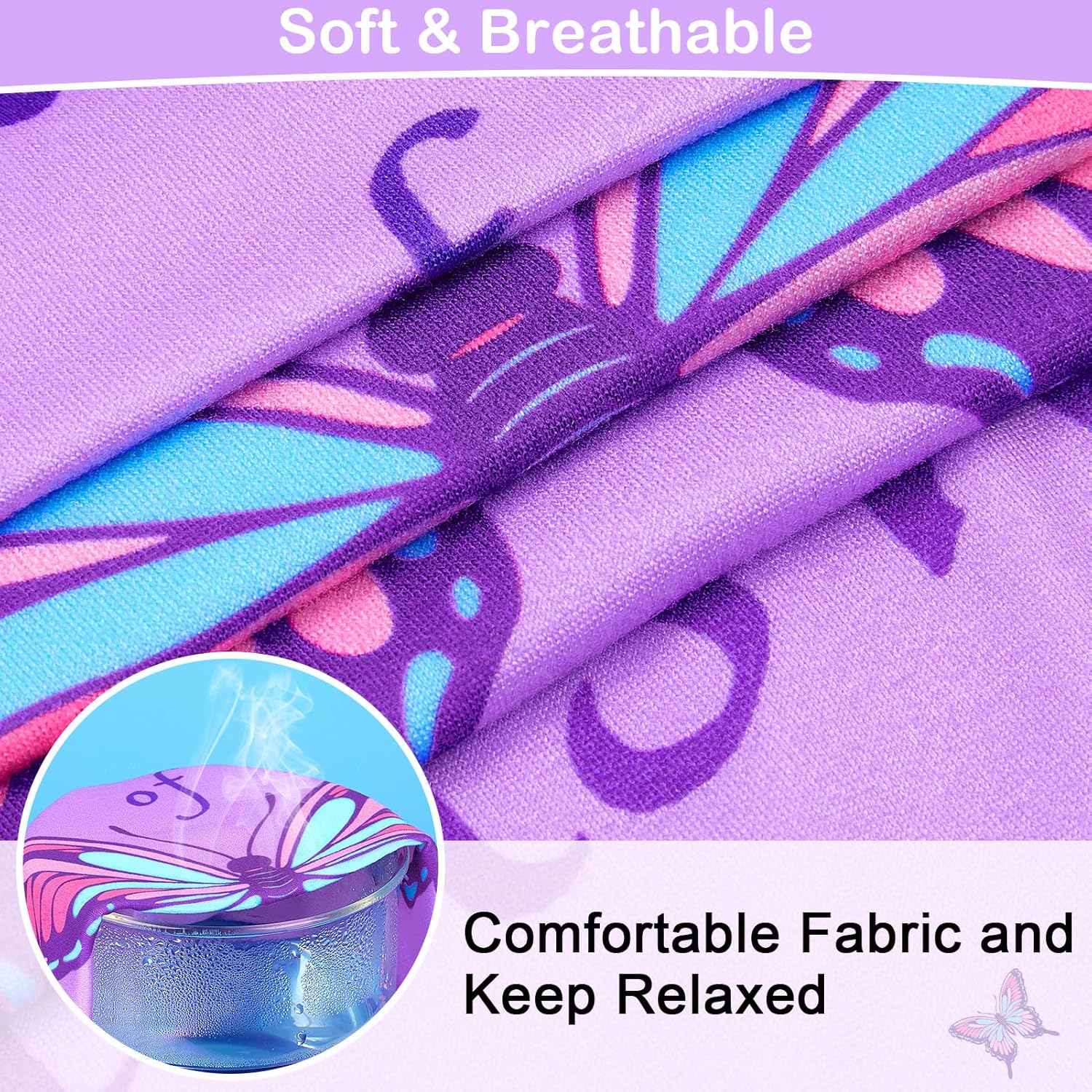 Play Tailor Girls Pajamas for Kids 2 PCS Summer Pjs Set Short Sleeve Top Sleepwear for Teen Girl 4-15 - Image 4