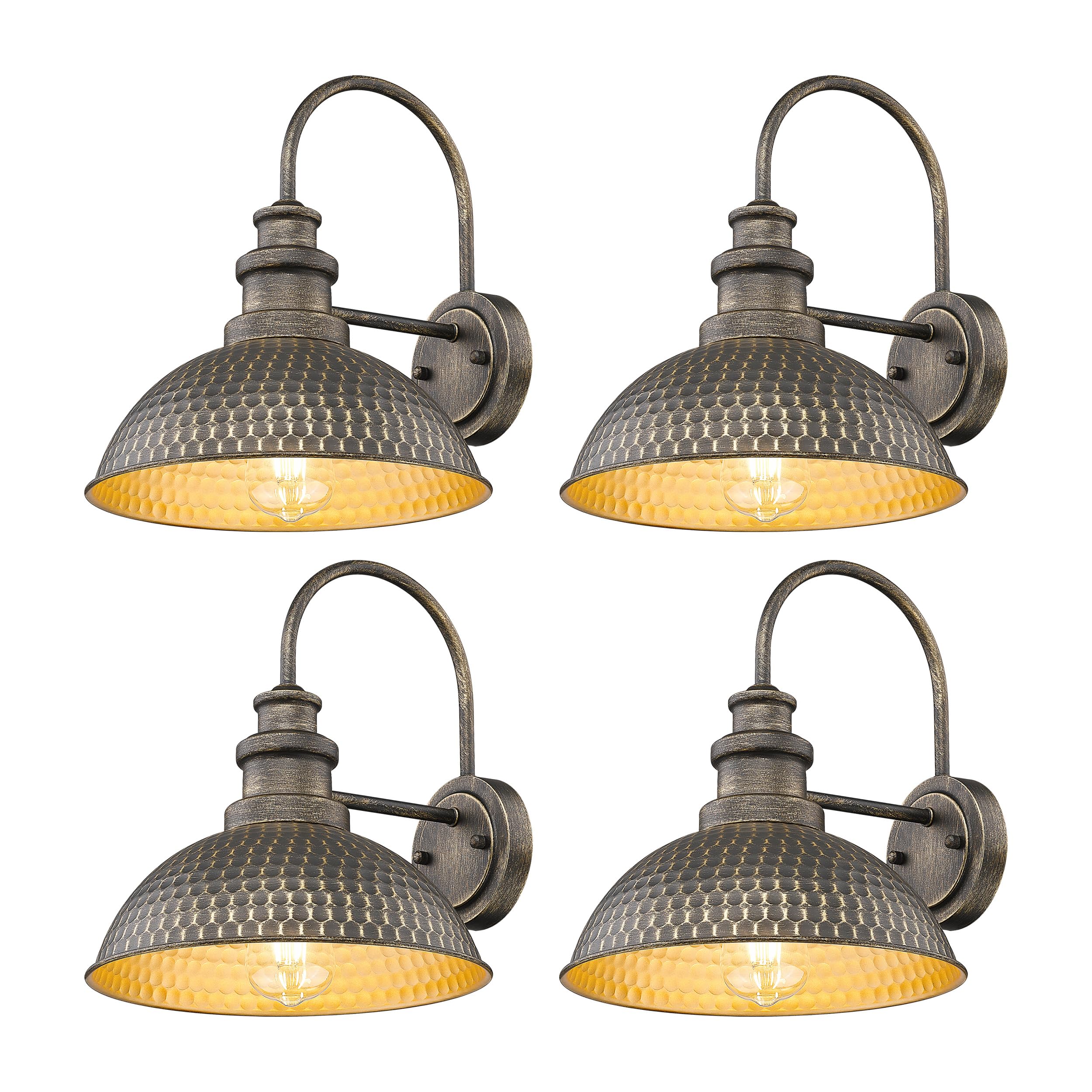 Photo 1 of Casia Farmhouse Barn Sconce, Vintage Bronze, 4 Pack