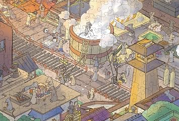 The Busy Bistro 1000 Piece Jigsaw Puzzle from The Magic Puzzle Company Series Two
