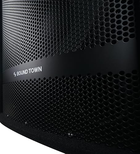 Miniatura 6 de Sound Town Paquete de 2 altavoces de audio pasivos DJ PA Pro de 15 pulgadas y 700 W de 2 vías de rango completo con controlador de compresión para