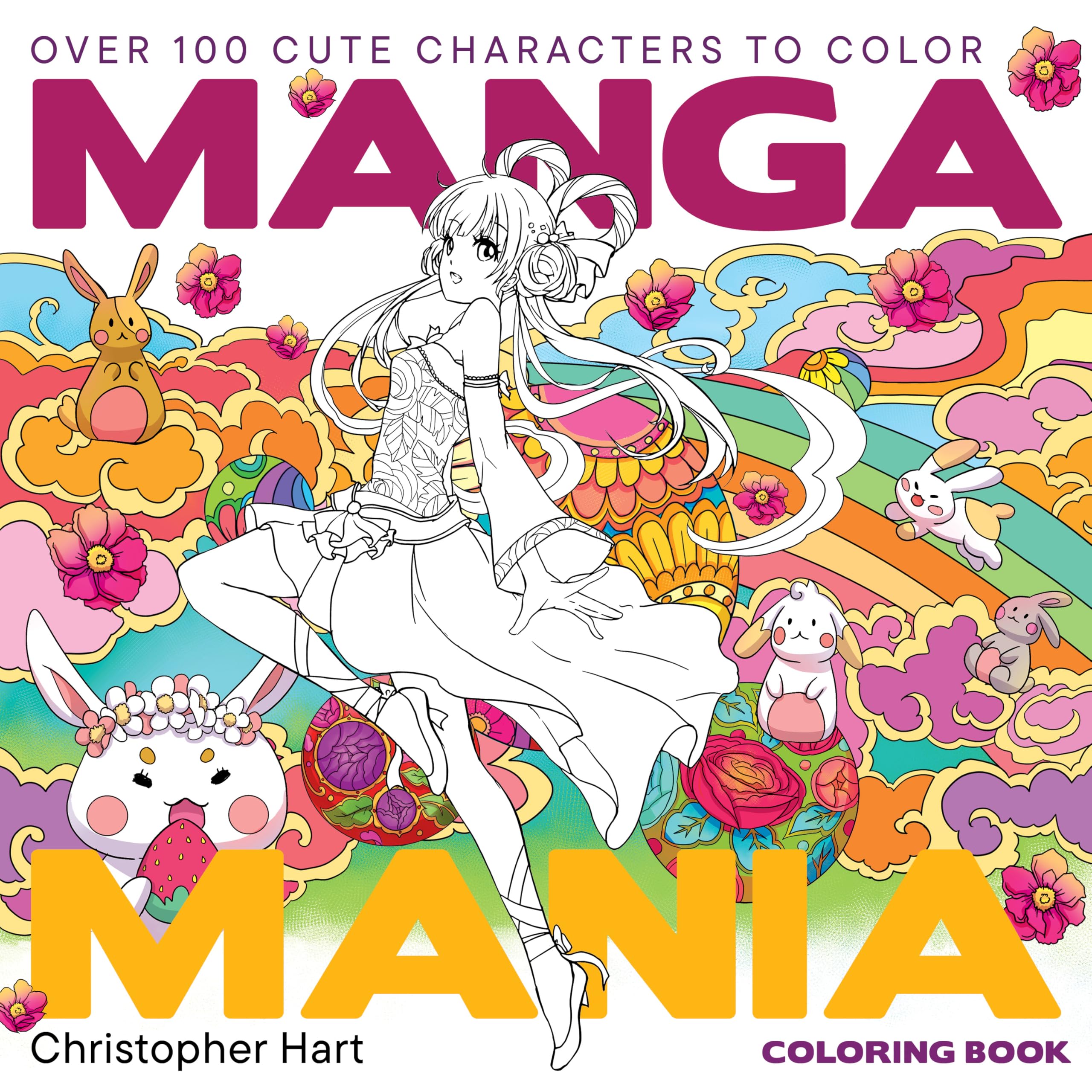 Christopher Hart Manga Mania Coloring Book