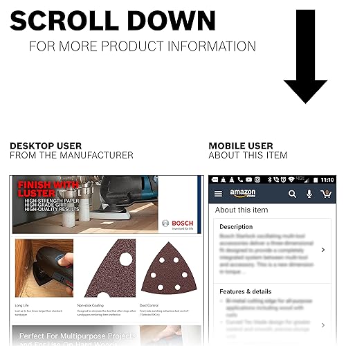 Miniatura 8 de BOSCH SDTR080 - Triángulo de lijado detallado, grano 80, paquete de 5