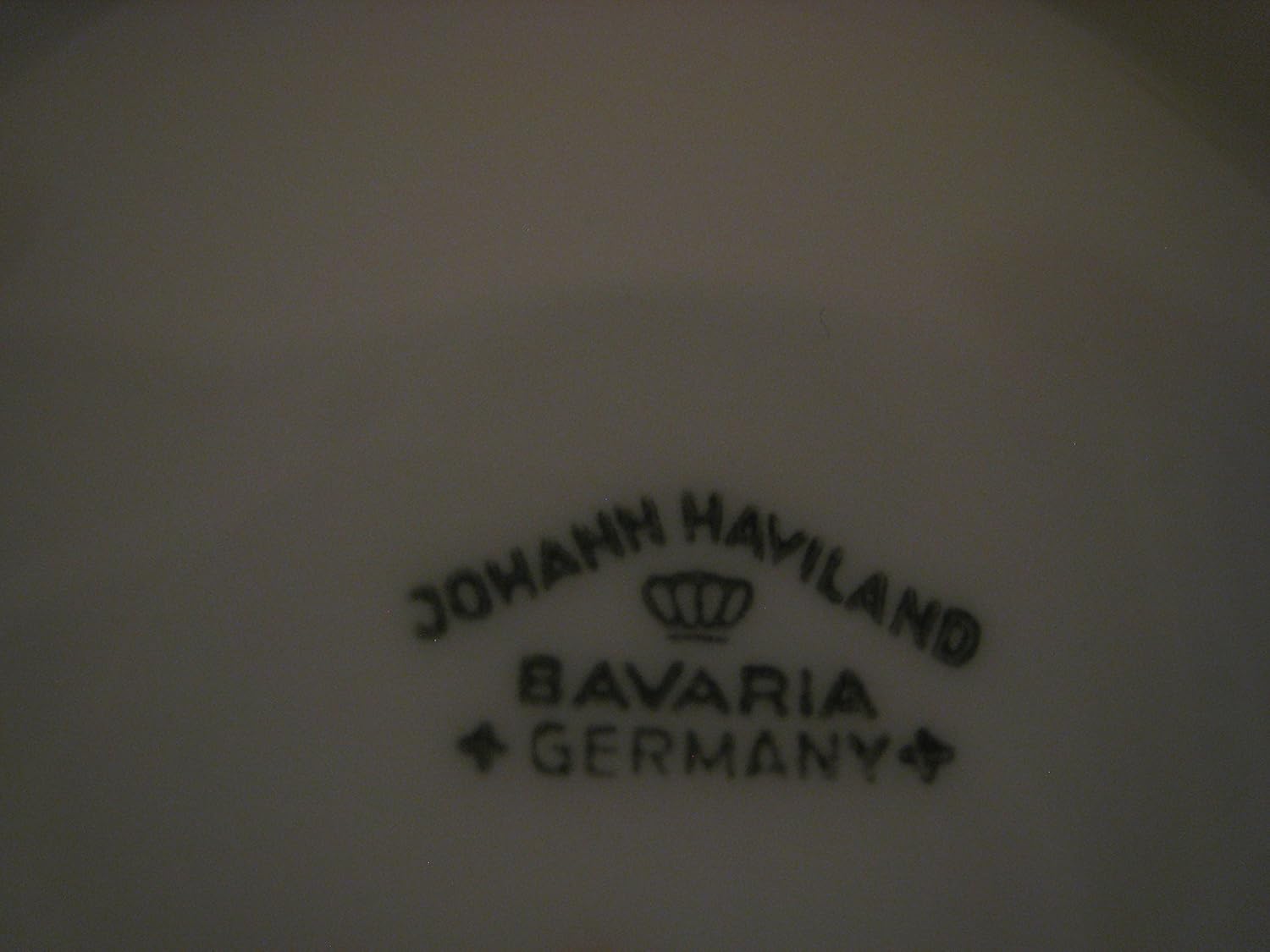 Johann Haviland of Bavaria, Germany - Blue Garland Pattern Sugar Bowl